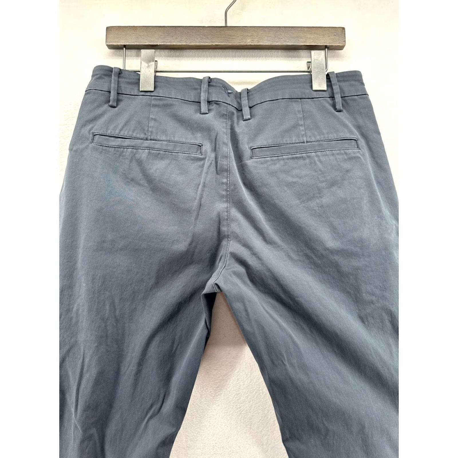 Vintage Bird Dogs Boom Chino Pants Black Men's 32X32 Flat Front Skinny Leg Pockets Size US 32 / EU 48 - 4 Thumbnail