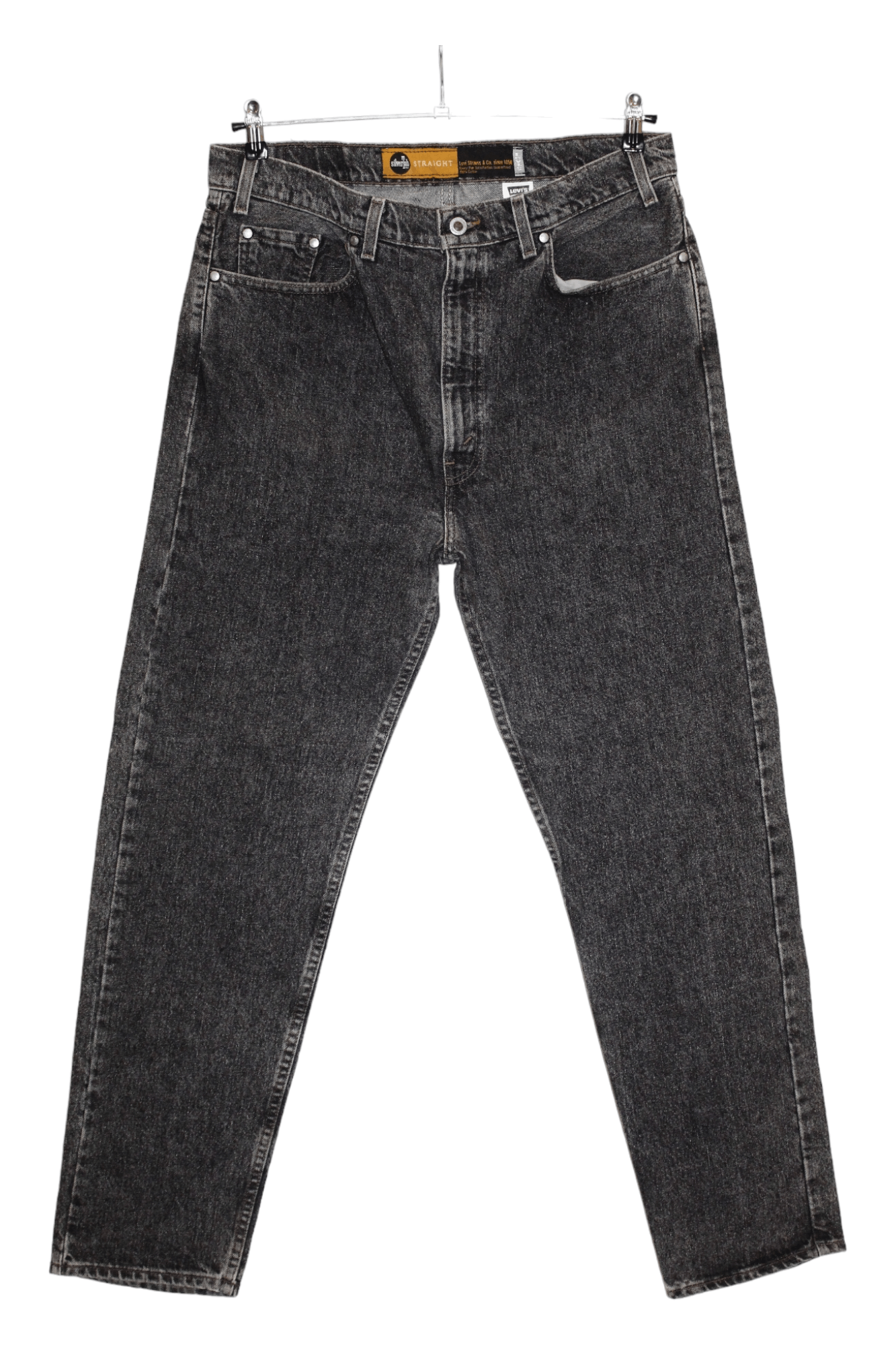 Levi's RARE🔥'93 Levi's SilverTab 549 Baggy Stonewash Black Jeans Size US 37 - 11 Thumbnail