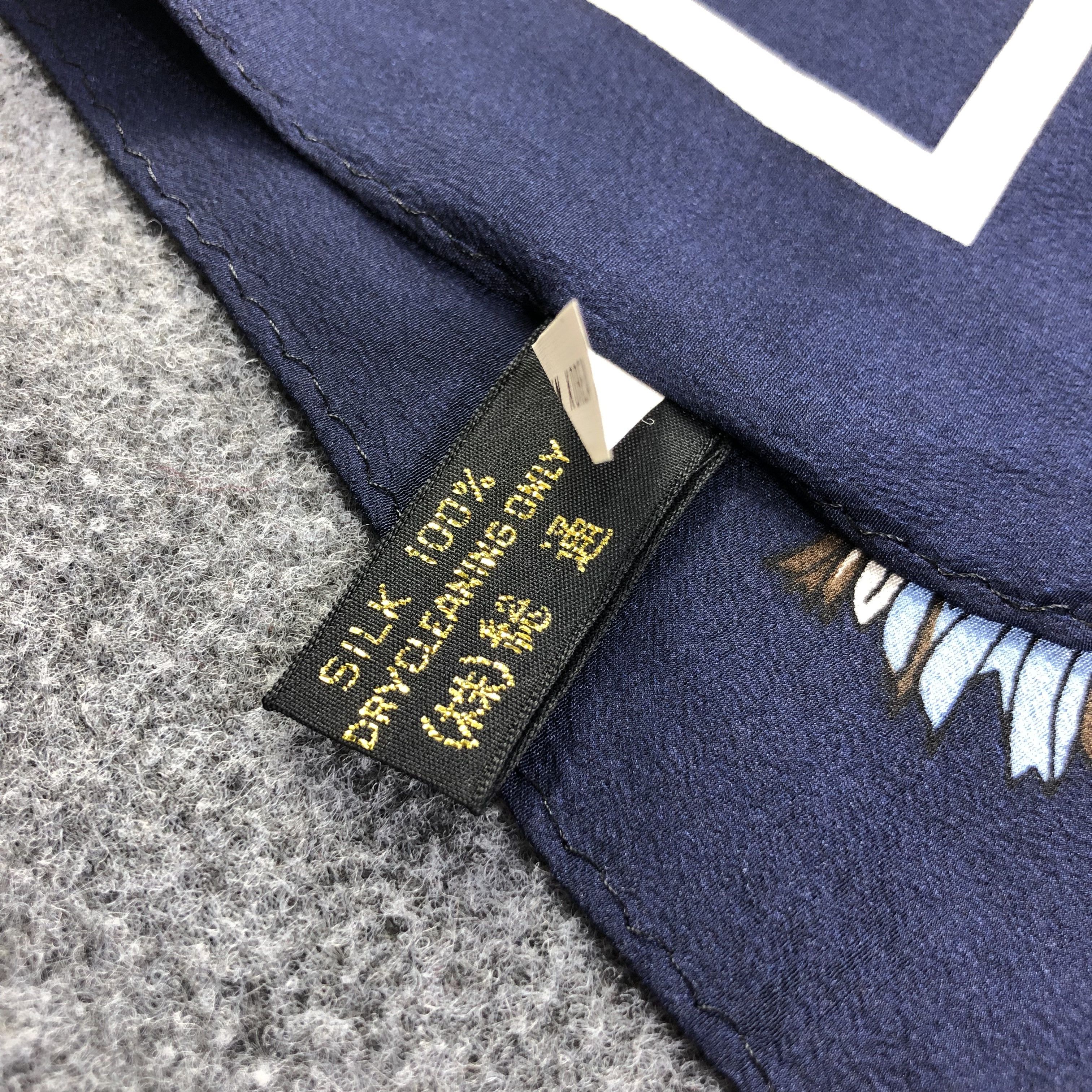 Japanese Brand Recuerdo Luxury Harness Silk Scarf M614 Size ONE SIZE - 4 Thumbnail