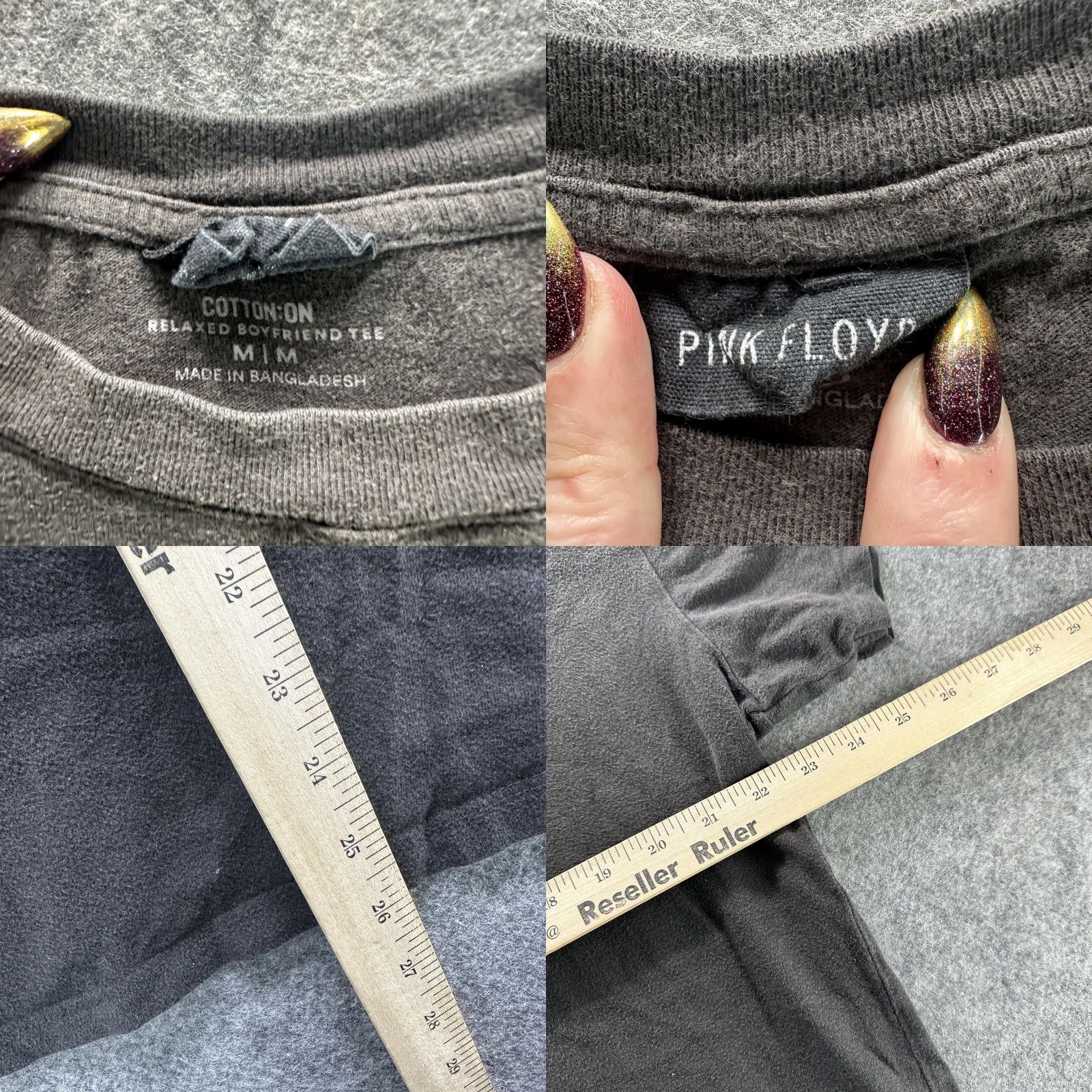 Cotton On Pink Floyd Shirt Womens Medium Black Cotton On Dark Side Butterfly Graphic Tee Size M / US 6-8 / IT 42-44 - 8 Thumbnail
