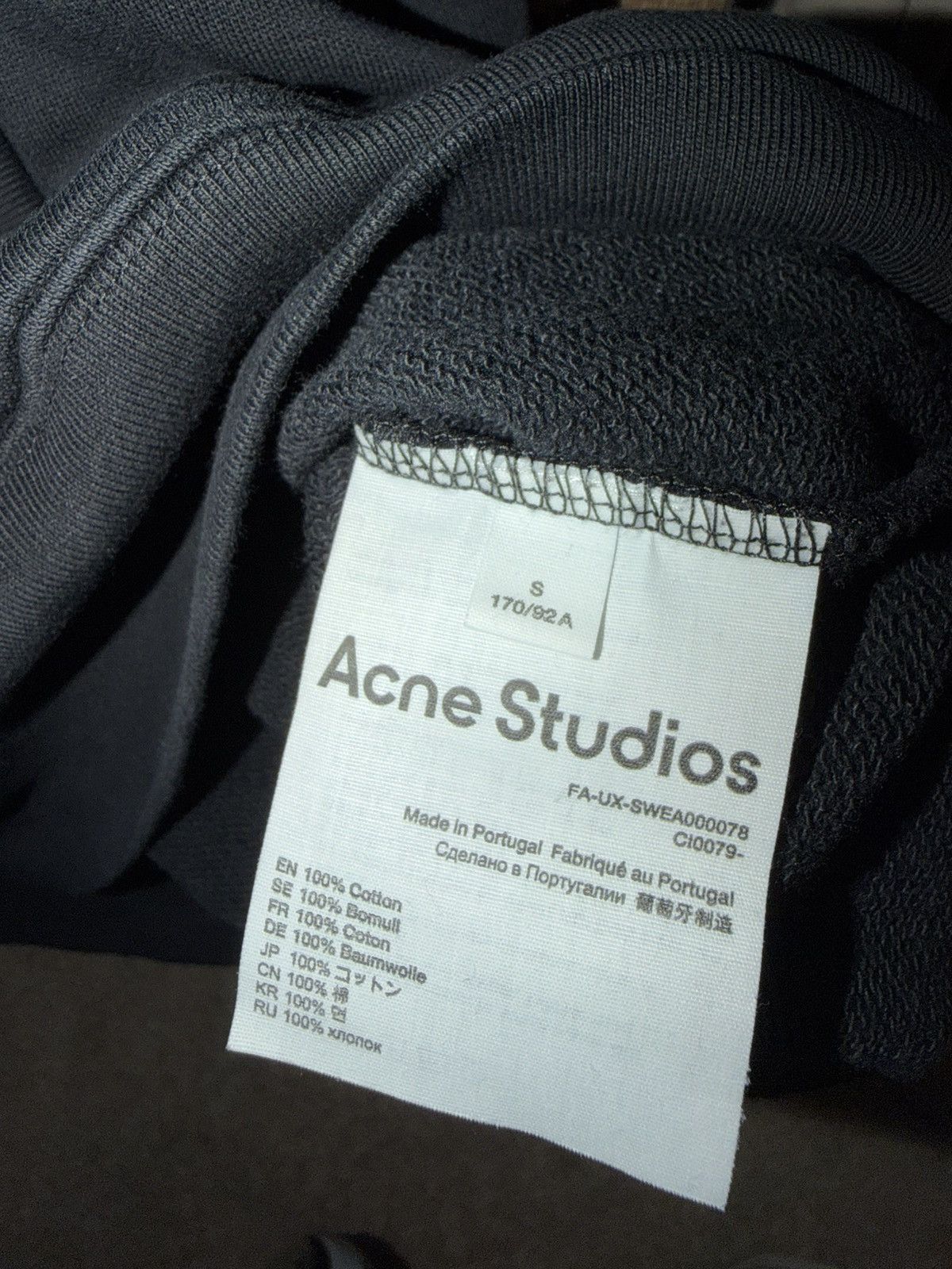 Acne Studios Acne Studios Oversized Face Logo Hoodie Size US S / EU 44-46 / 1 - 5 Thumbnail