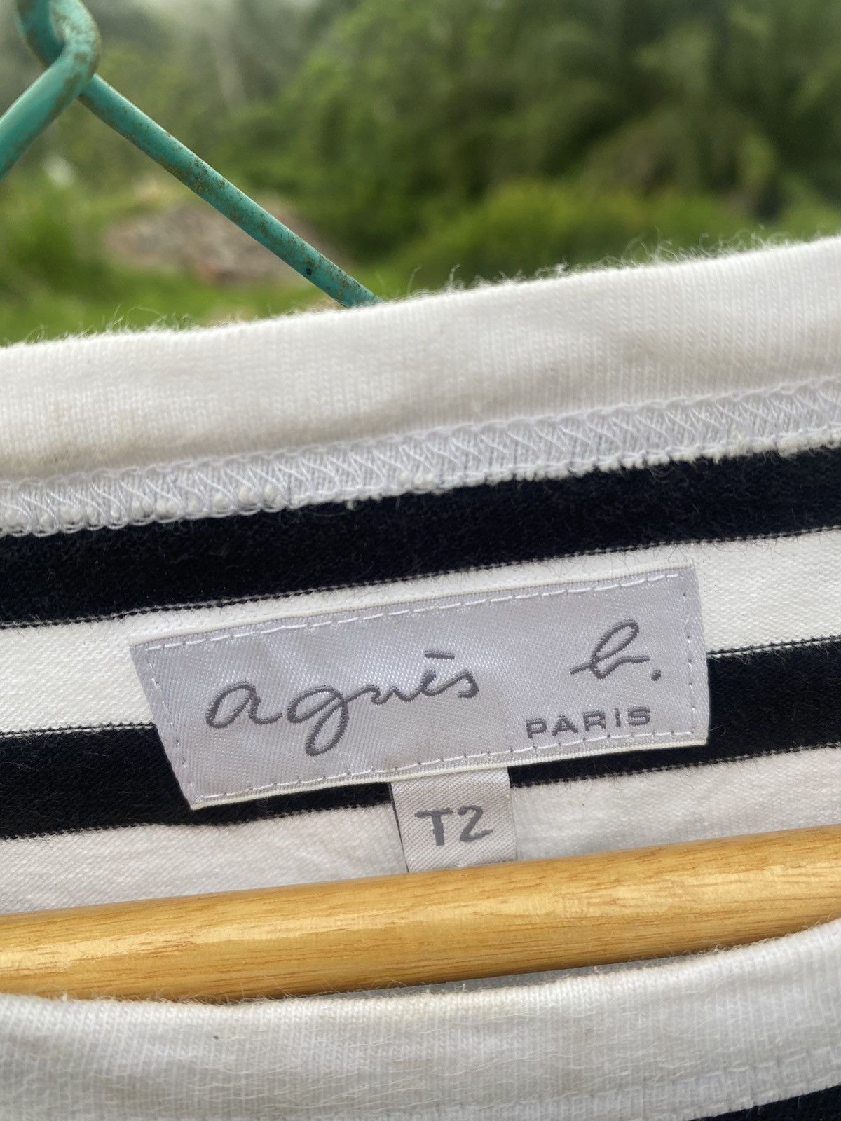 agnes b. Agnes B. white black breton striped tshirts Size XS / US 0-2 / IT 36-38 - 6 Thumbnail