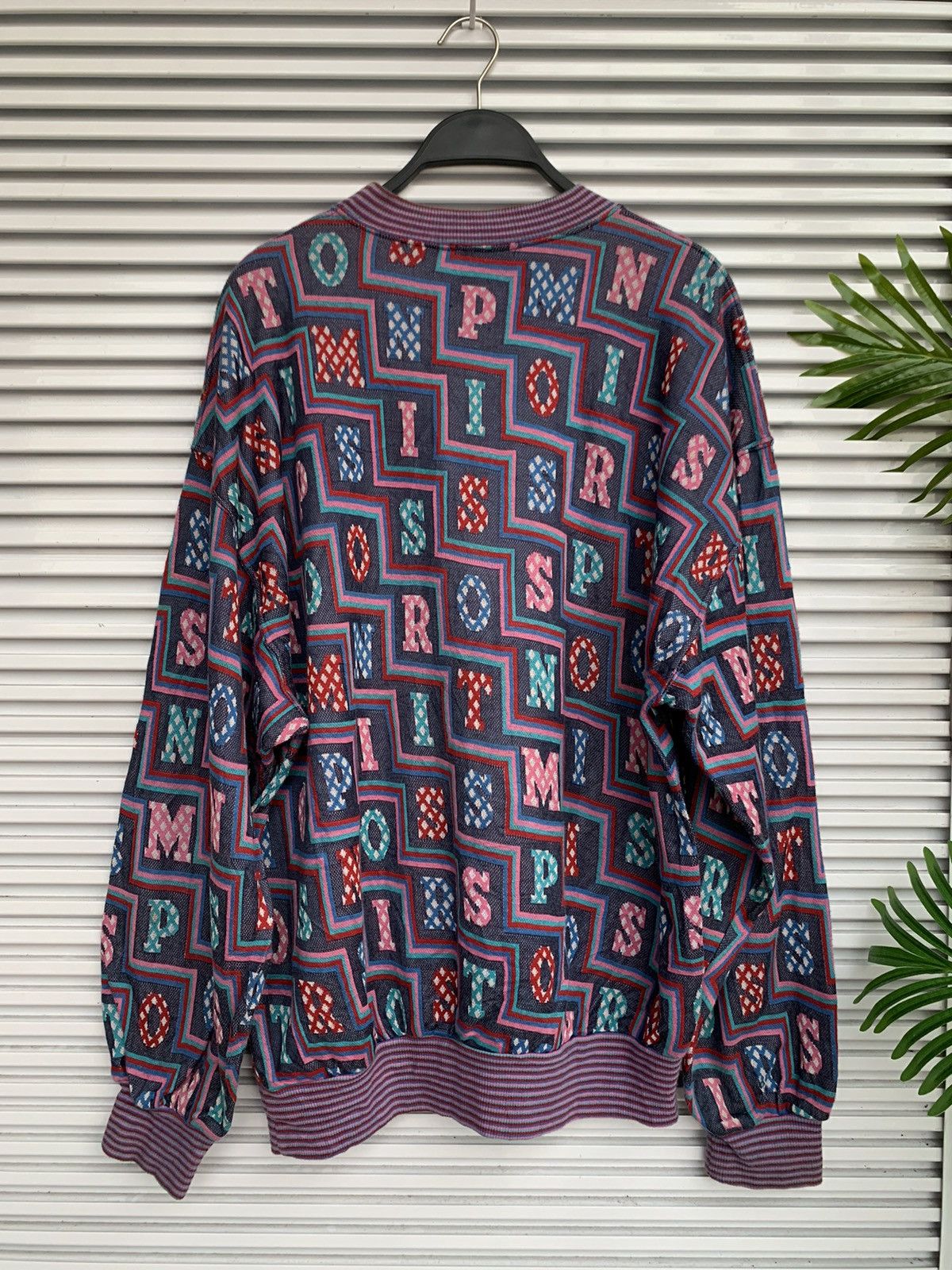 Missoni × Vintage Vintage Missoni Sport All Over Print Logo Sweatshirt Size US M / EU 48-50 / 2 - 2 Thumbnail