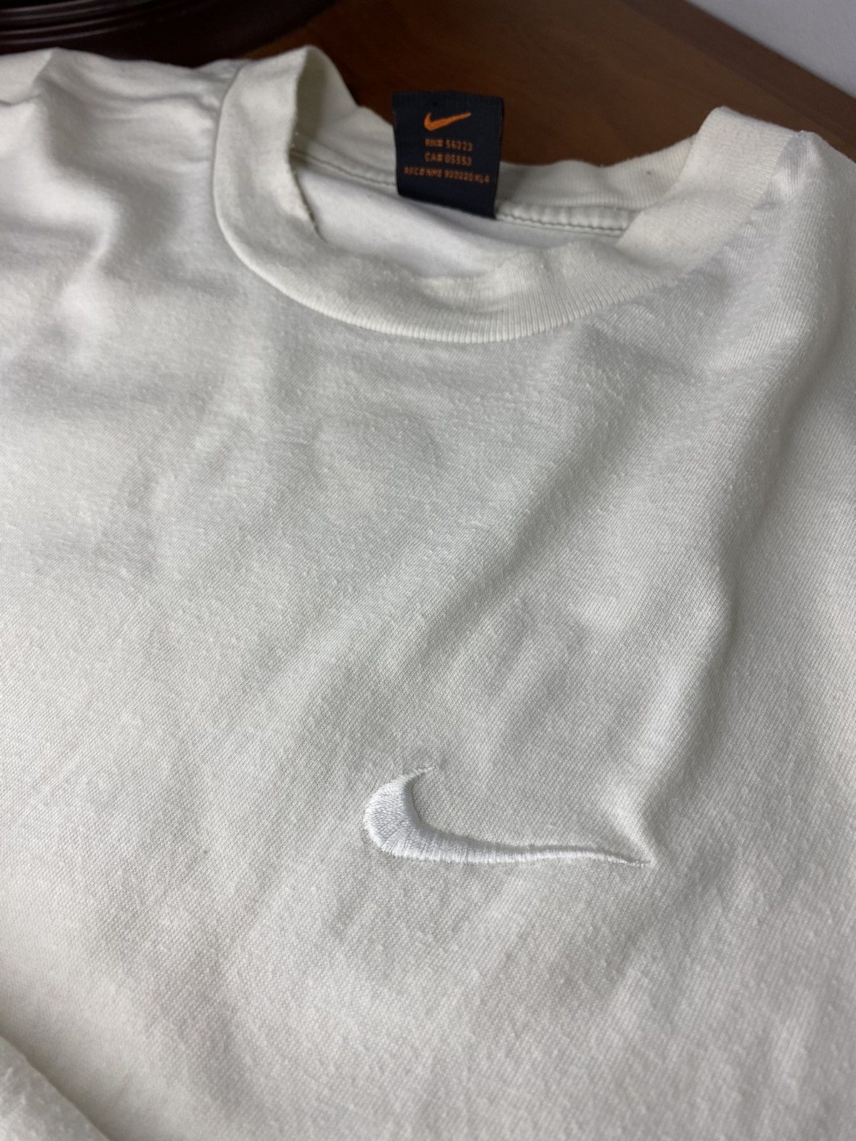 Nike Vintage Black Tag 90s Nike Small Swoosh Basic Wased Tee Size US M / EU 48-50 / 2 - 8 Thumbnail