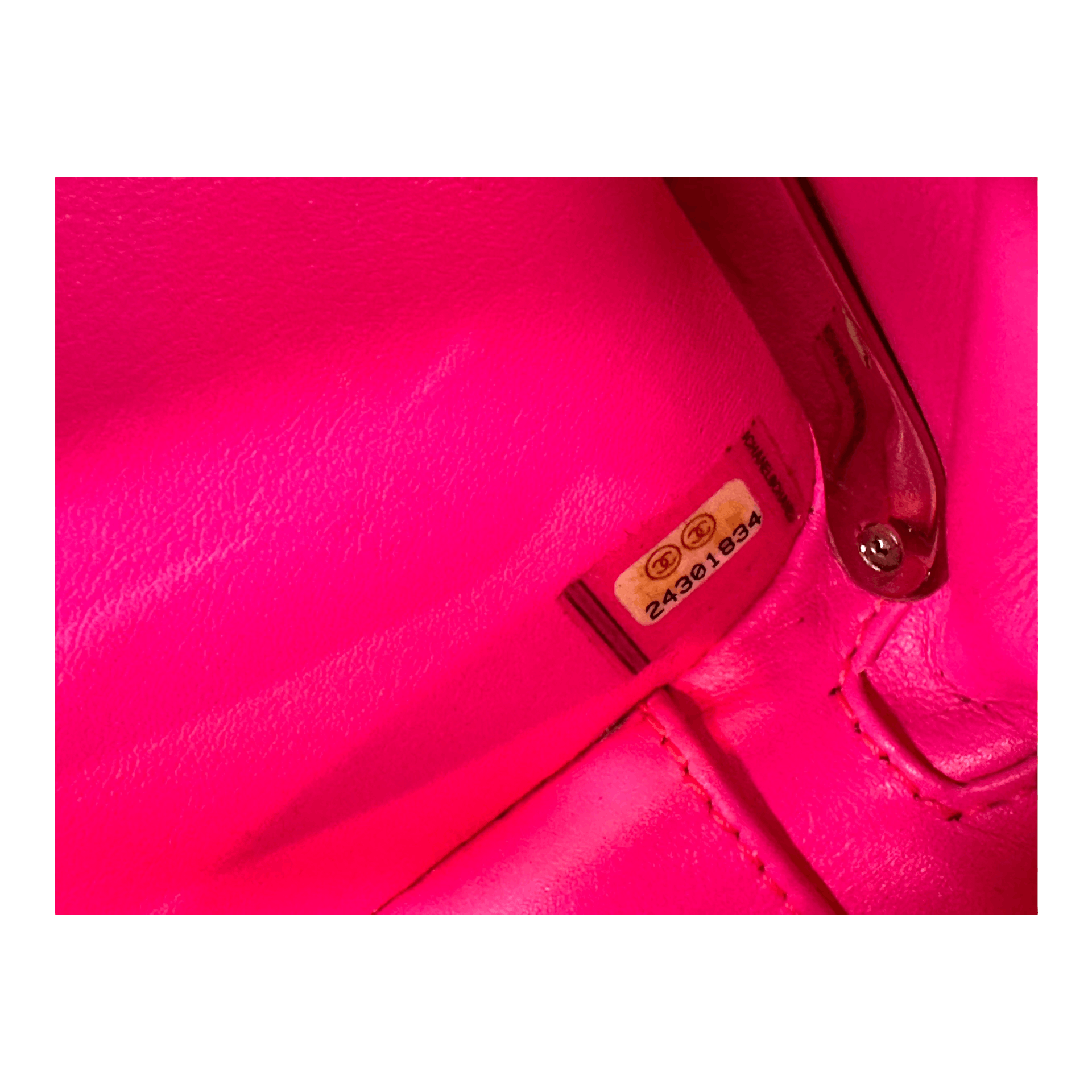 Chanel Chanel Snakeskin Mini CC Box Camera Bag Pink Size ONE SIZE - 8 Thumbnail
