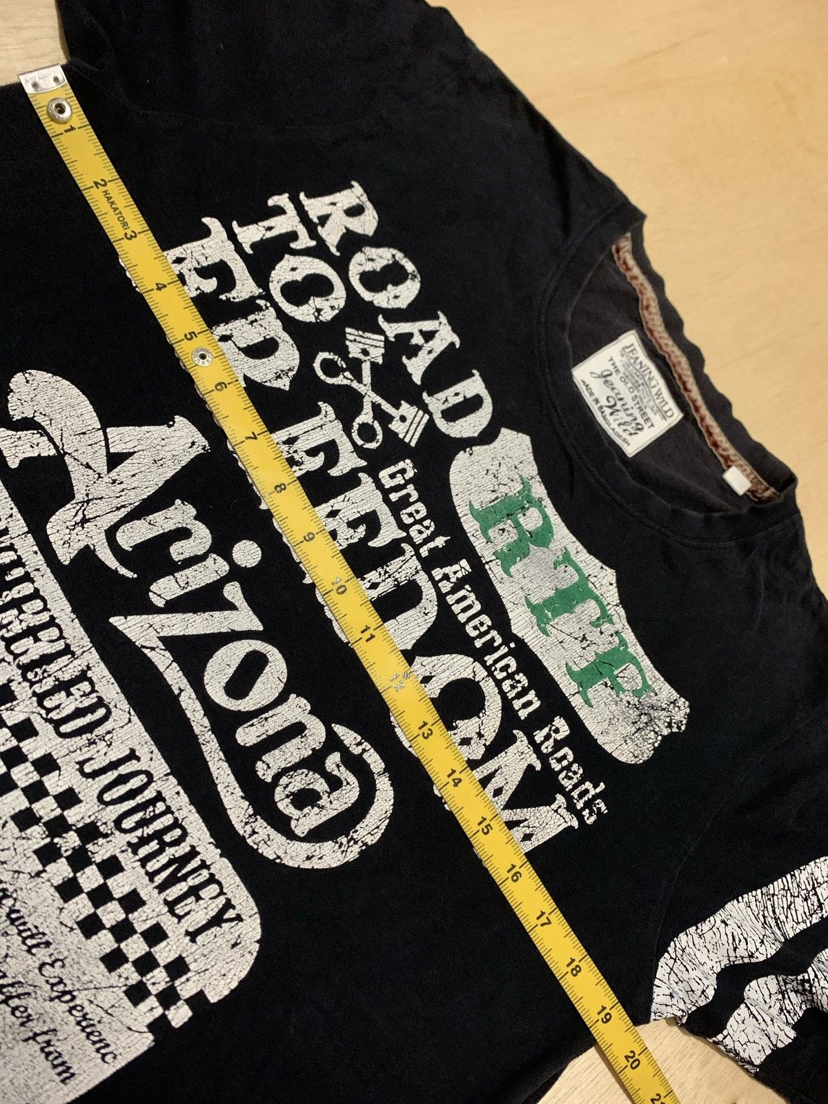 If Six Was Nine × Indian Motorcycle × Japanese Brand Y2k Jeaning Wild Motorcycle Tshirt Size US M / EU 48-50 / 2 - 9 Thumbnail