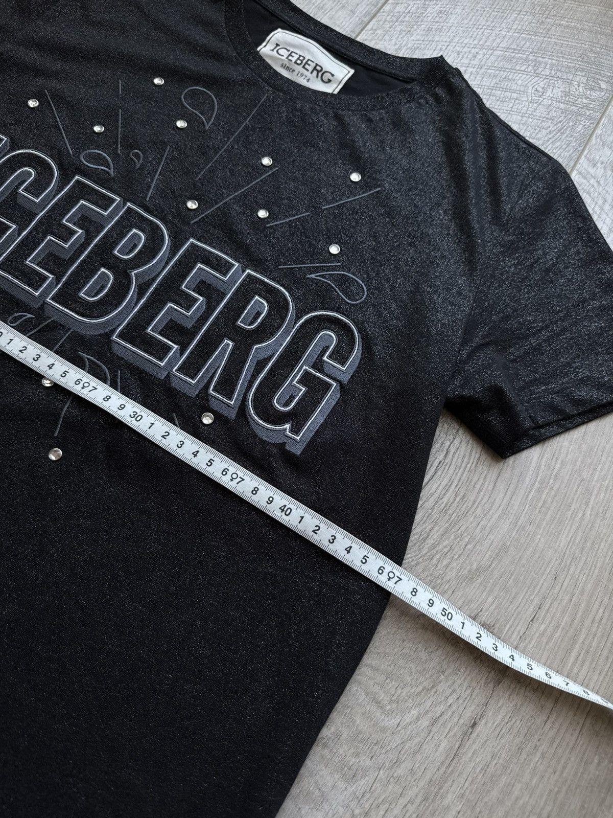 Iceberg Iceberg shiny t-shirt with embroidered logo Size M / US 6-8 / IT 42-44 - 8 Thumbnail