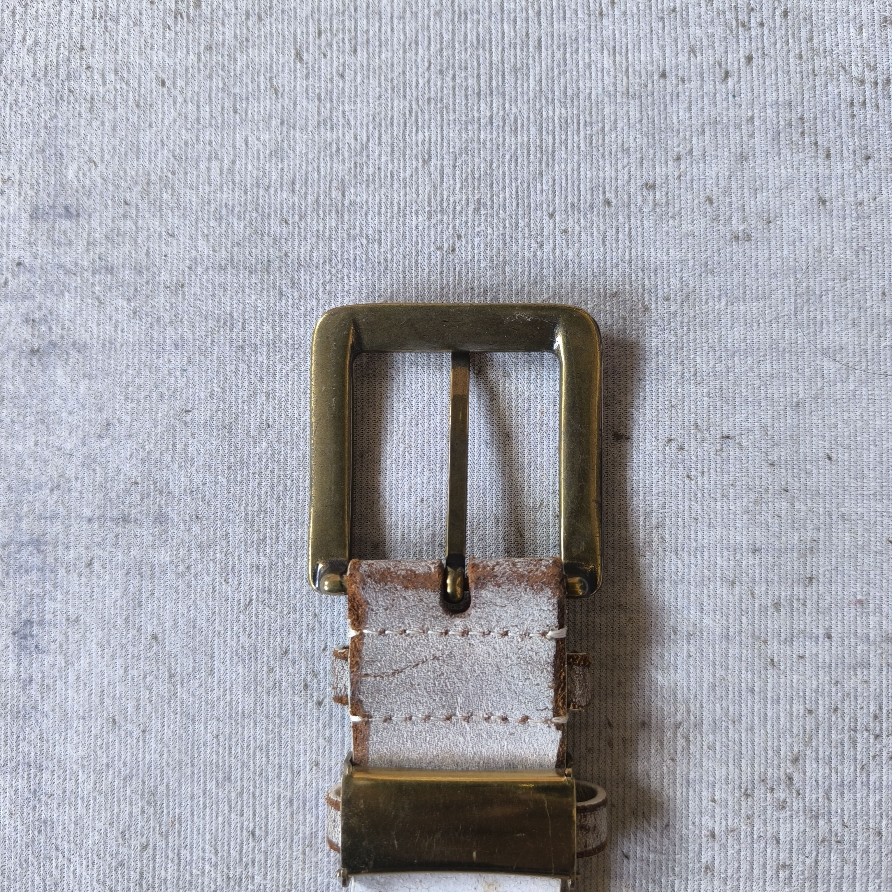 Tornado Mart 💥 Solid brass stud punk style art soft leather belt Size ONE SIZE - 4 Thumbnail