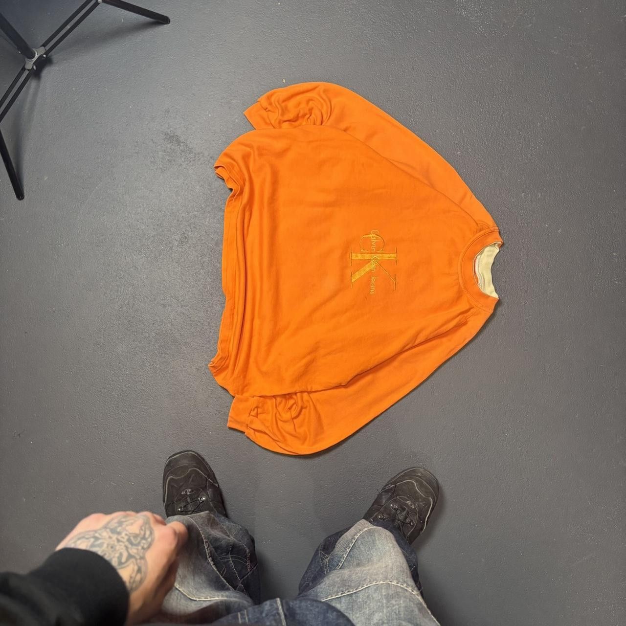 Calvin Klein × Japanese Brand × Vintage Vintage 90s y2k Calvin Klein Jeans oversized jumper Size US XL / EU 56 / 4 - 2 Thumbnail