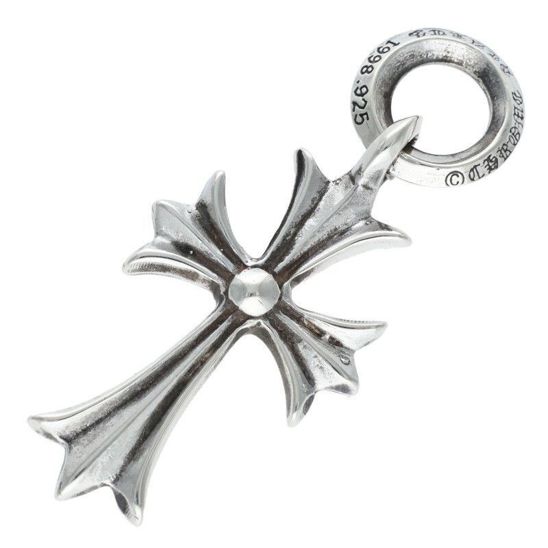 Chrome Hearts Chrome Hearts TINY CROSS Charm Silver Necklace Size ONE SIZE - 2 Thumbnail