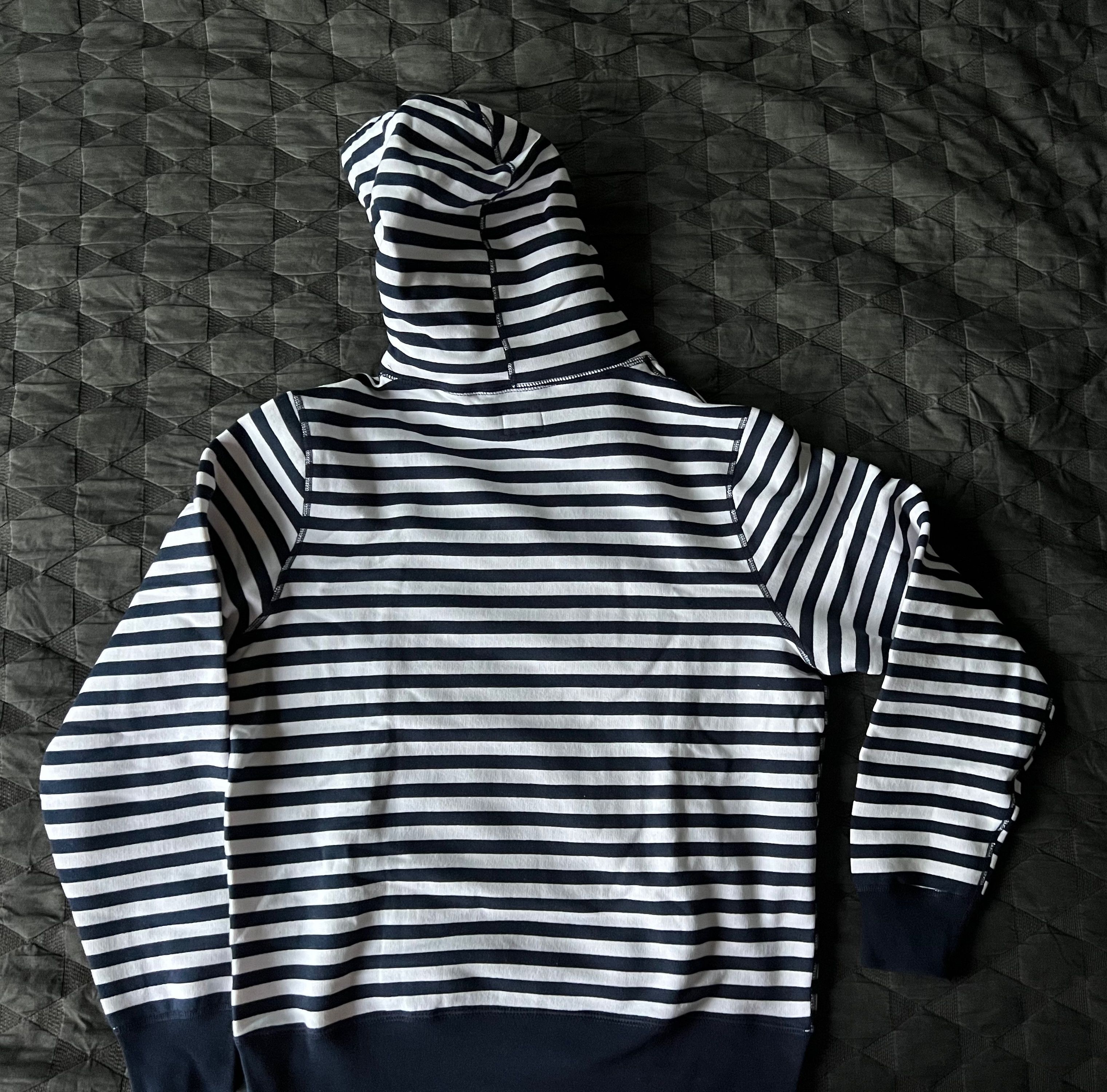 Noah Noah Striped Hoodie, Navy White, Size M Size US M / EU 48-50 / 2 - 5 Thumbnail