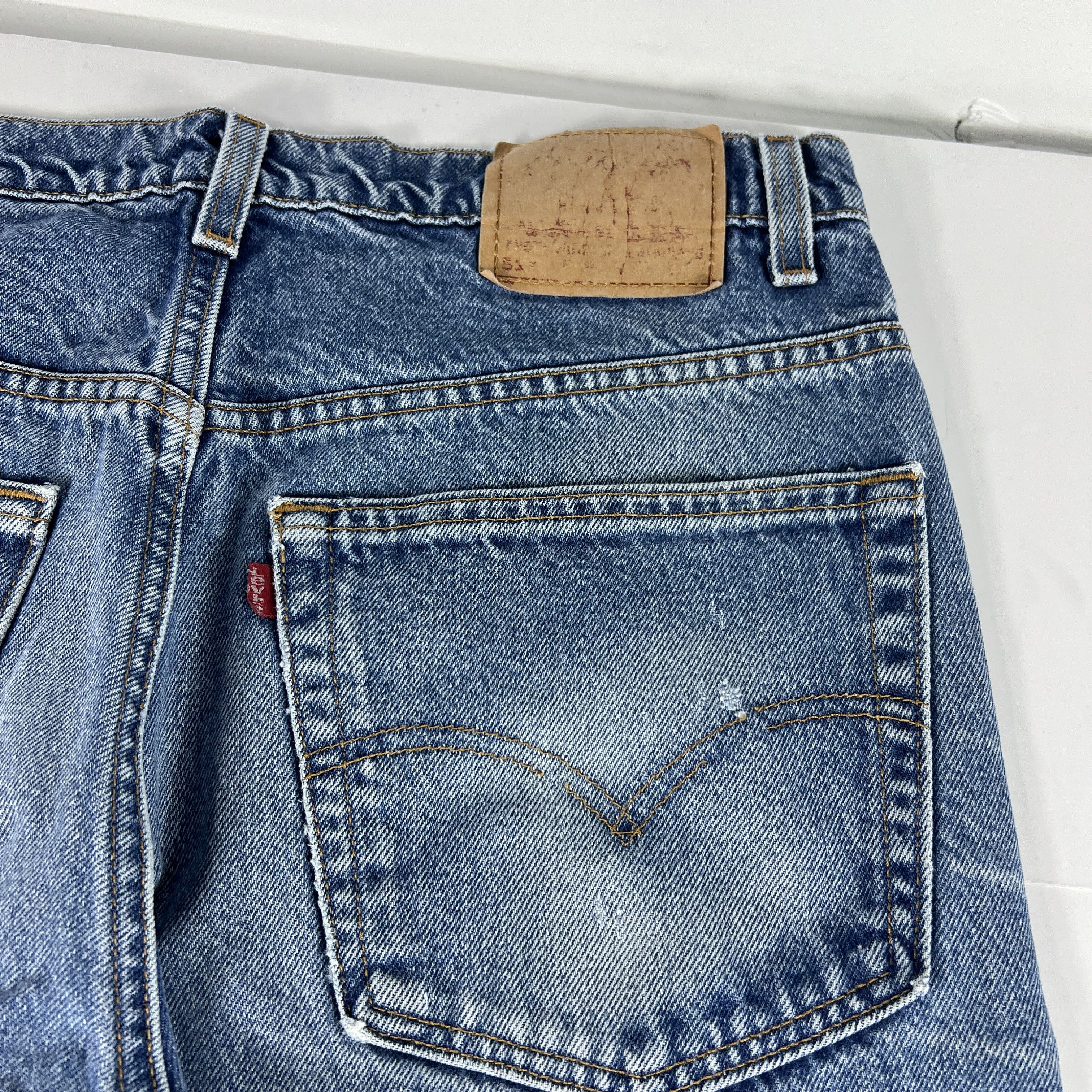 Levi's × Vintage VTG Levi's Jeans 517 Boot Cut Blue Faded Distressed Denim Size US 36 / EU 52 - 15 Thumbnail
