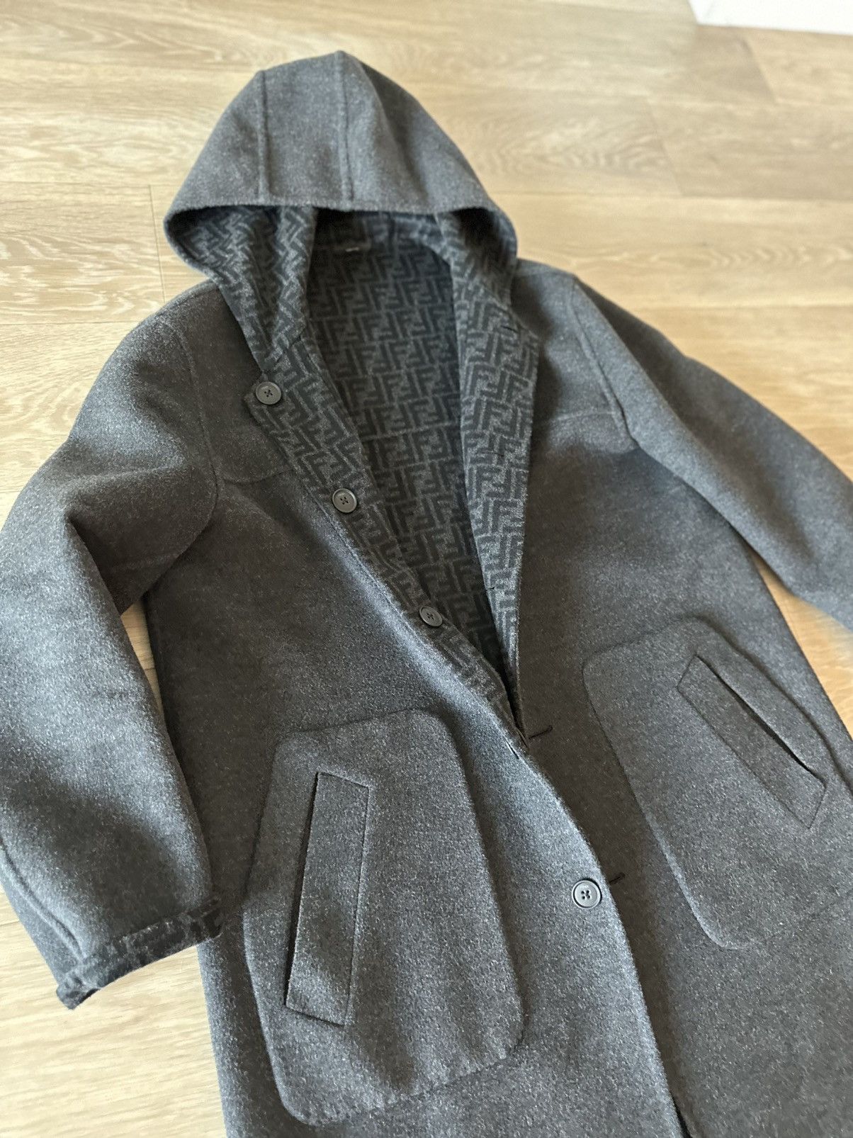Fendi Fendi Cashmere reversible overcoat Size US L / EU 52-54 / 3 - 4 Thumbnail
