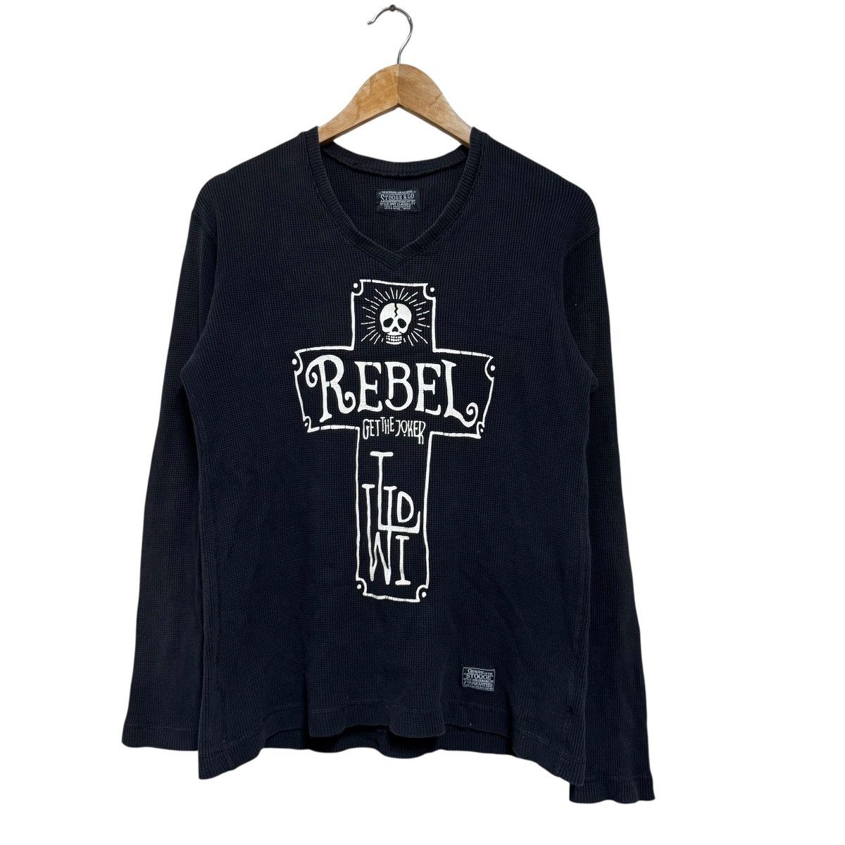 Seditionaries Rebel Joker Wild Rooster Waffle Longsleeve STOOGE&CO Size US M / EU 48-50 / 2 - 1 Thumbnail