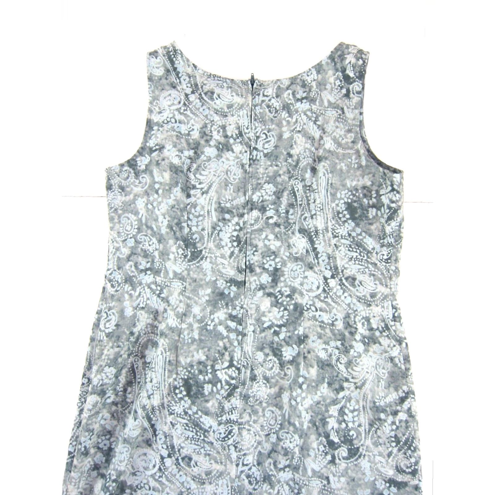 Vintage Sheri Martin New York Rayon Green Floral Tie Dye Long Maxi Tank Sun Dress 14 Size XL / US 12-14 / IT 48-50 - 5 Thumbnail