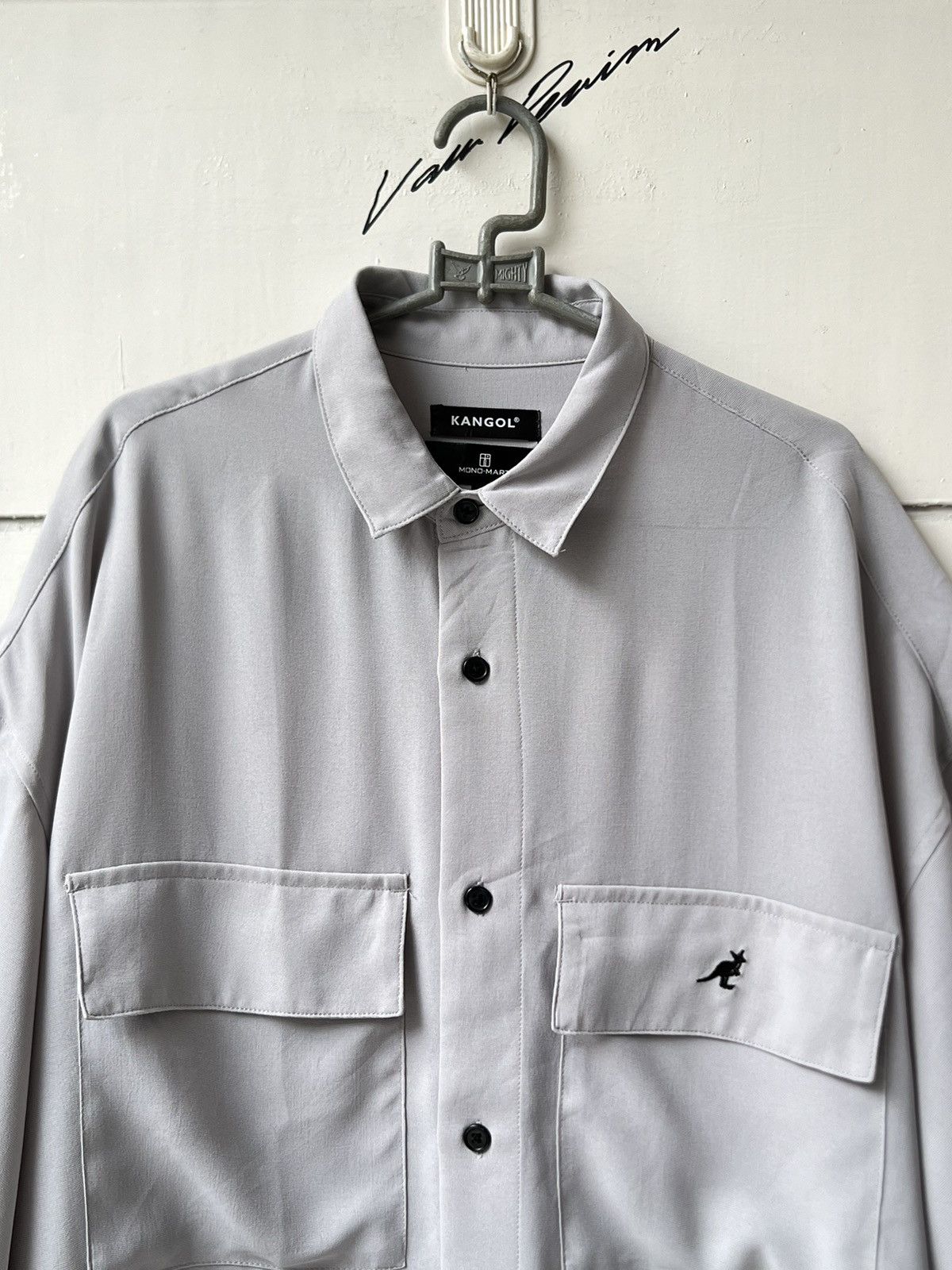 Kangol KANGOL Mono-Mart Boxy Oversize Shirt Size US L / EU 52-54 / 3 - 3 Thumbnail