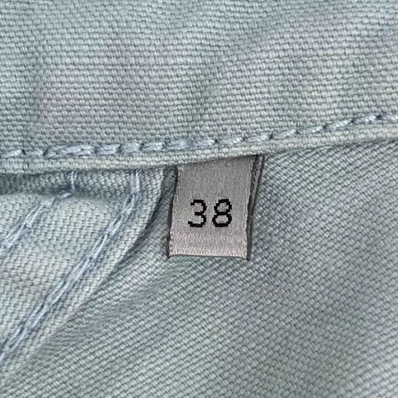 Dior Dior Size 38 24 blue letter embroidery cotton lapel single- Size US XXS / EU 40 - 7 Thumbnail