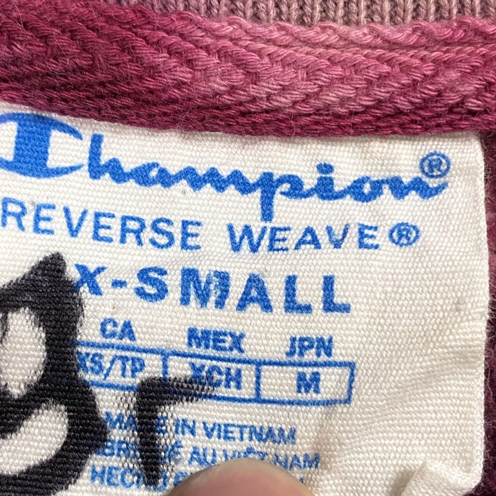 Champion Champion Reverse Weave Sweatshirt Dress Bleach Dye Long Red XS Women Size XS / US 0-2 / IT 36-38 - 4 Thumbnail