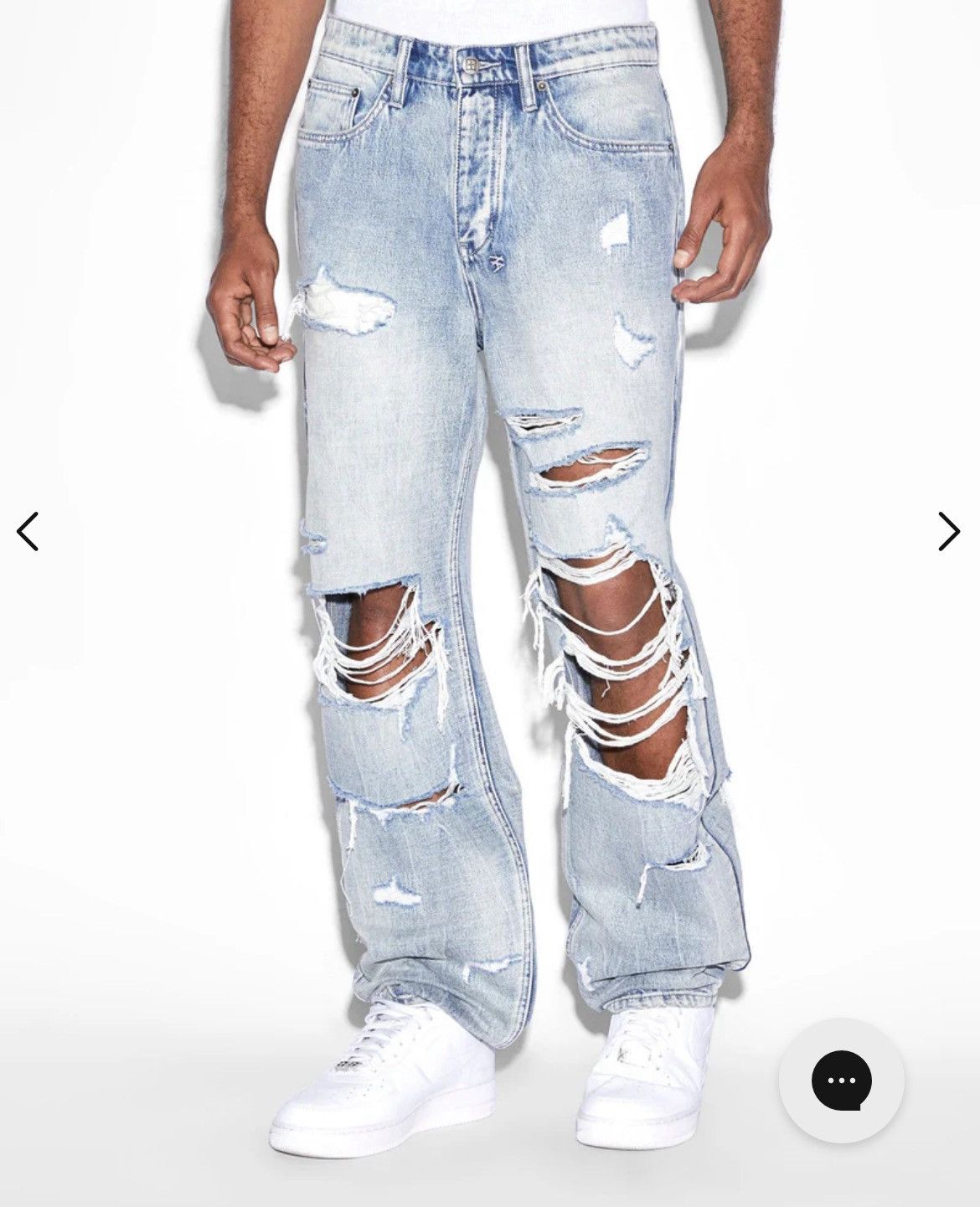 Ksubi Ksubi Anti K Punk Blue Shred Size US 33 - 1 Thumbnail