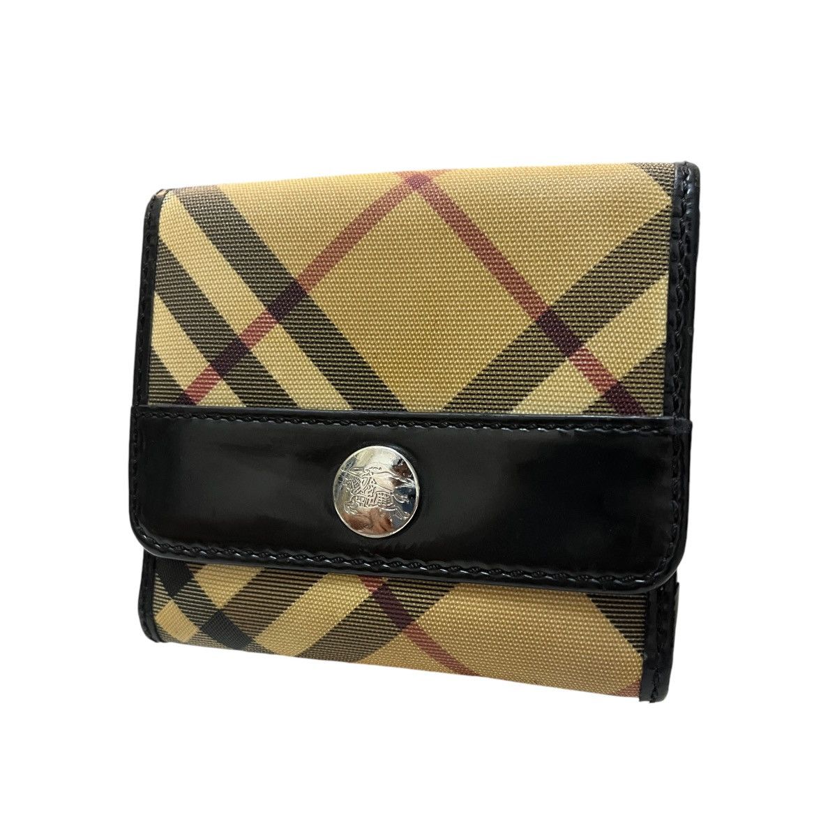 Burberry × Vintage Vintage Burberry Compact Wallet Size ONE SIZE - 1 Thumbnail