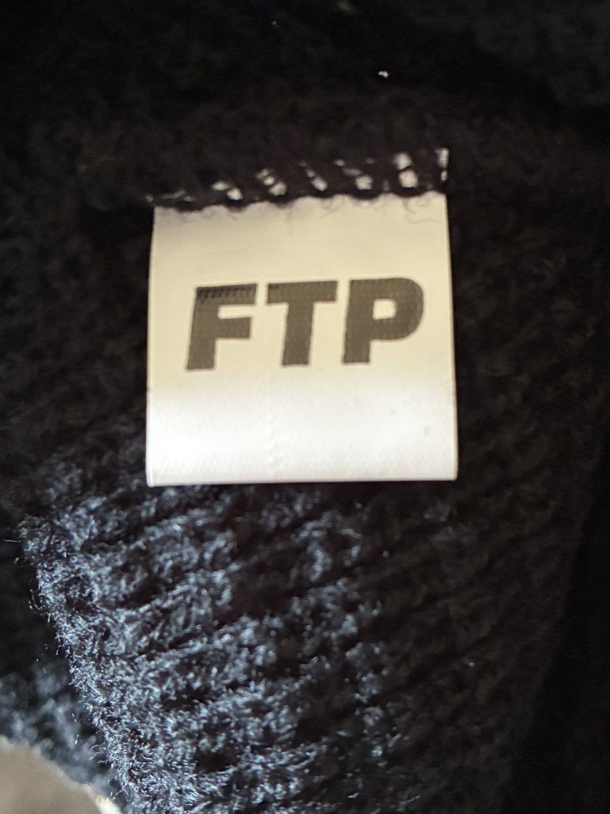 Fuck The Population Fuck The Population Waffle Knit Logo Cuff Beanie Black O/S Size ONE SIZE - 3 Thumbnail