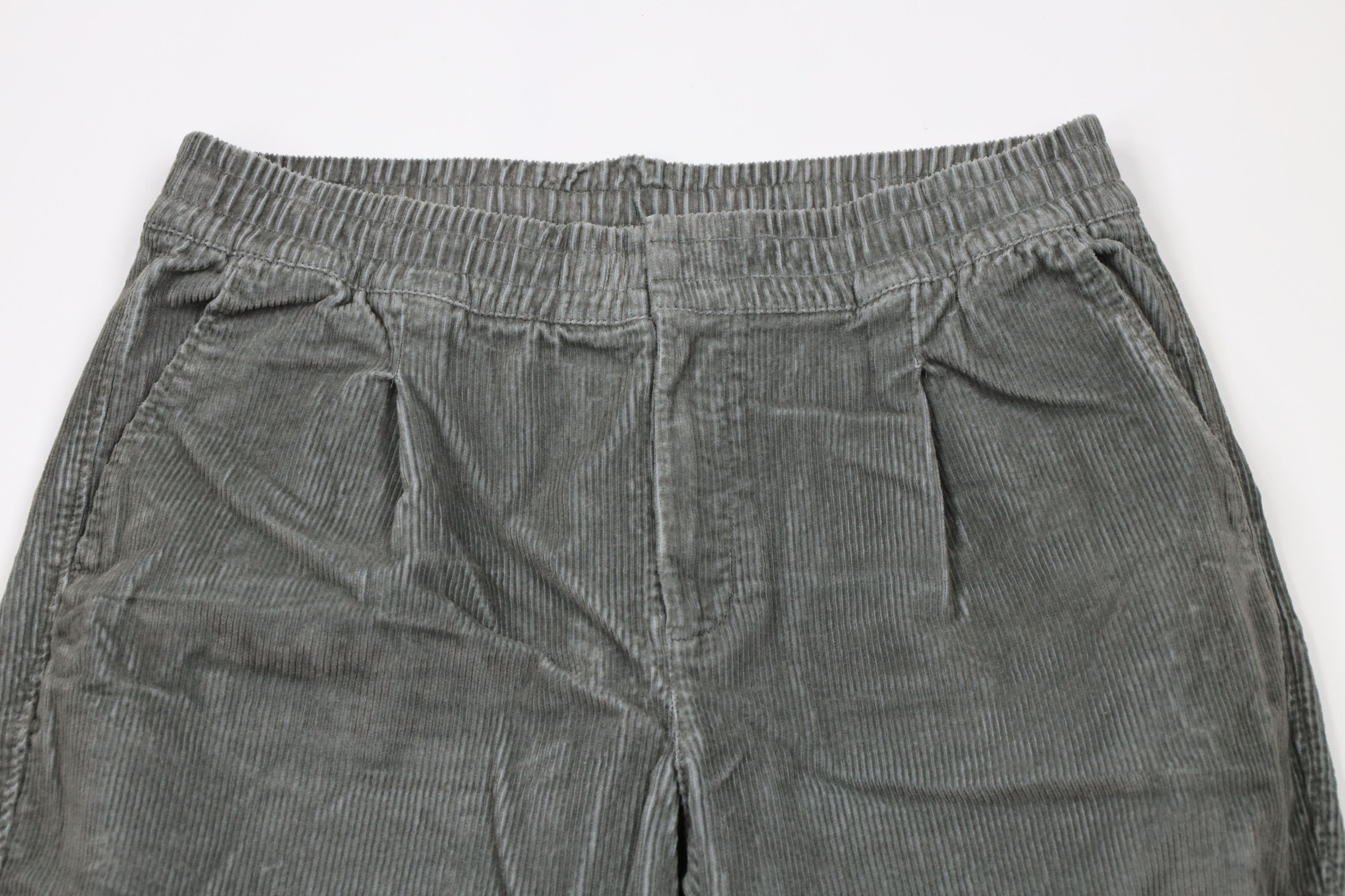 Gap × Vintage Vintage Y2K Gap Pleated High Rise Tapered Leg Corduroy Pants Size 26" / US 2 / IT 38 - 2 Thumbnail