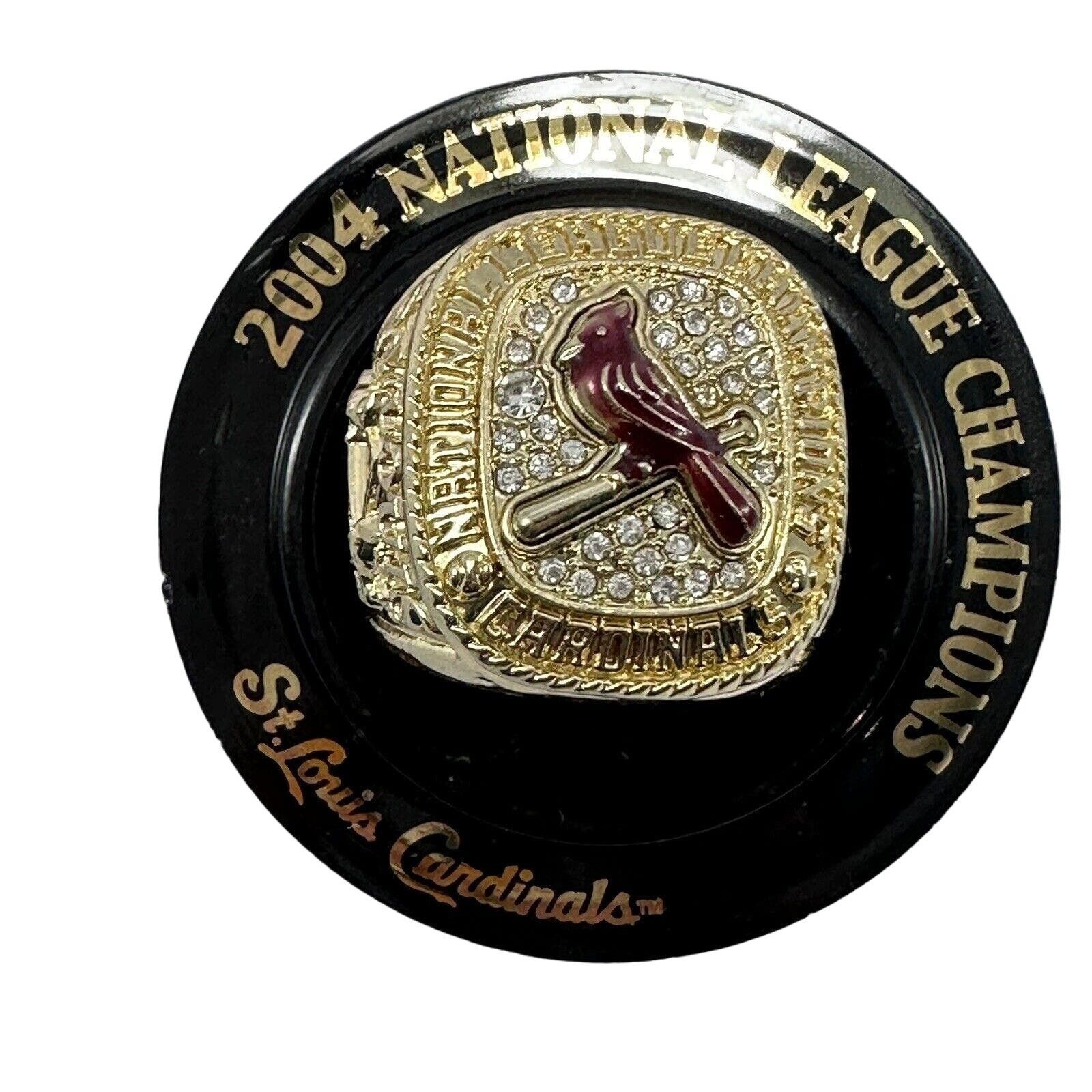 MLB ST Louis Cards Replica Ring 2004 National League Champion Size ONE SIZE - 2 Thumbnail