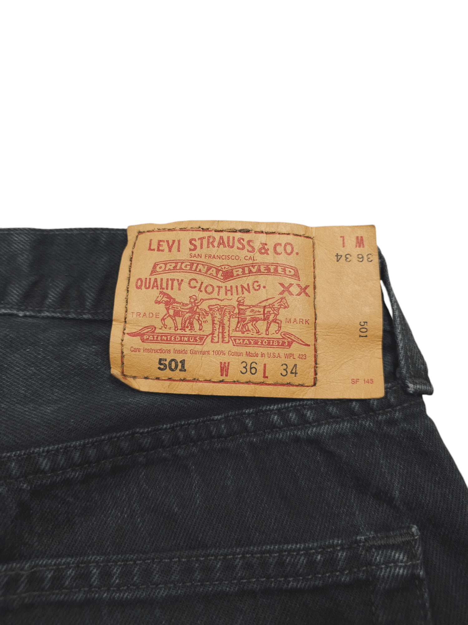 Levi's × Vintage 💎 Size 36/34 Vintage 90's Levi's 501 Faded Jeans Y2K 501 Size US 36 / EU 52 - 6 Thumbnail