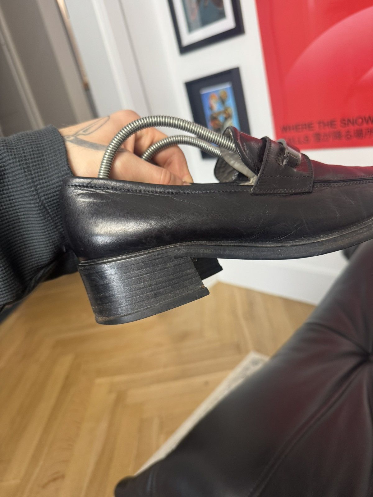 Prada Prada Vintage Casual Loafers High Quality Designer Luxury Size US 6 / EU 39 - 10 Thumbnail