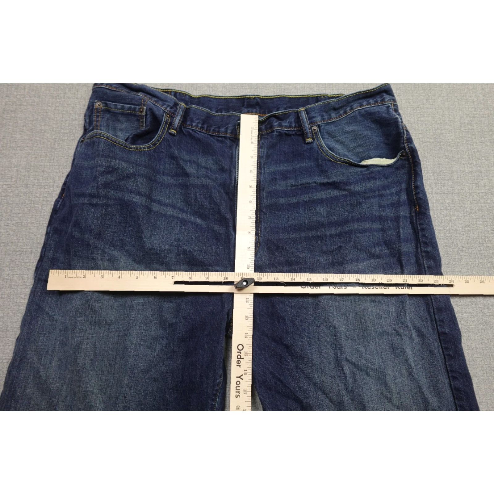 Levi's Levi's 569 Denim Shorts Bermuda Men 42 Blue Medium Wash 5-Pocket Zip Fly Pockets Size US 42 / EU 58 - 6 Thumbnail