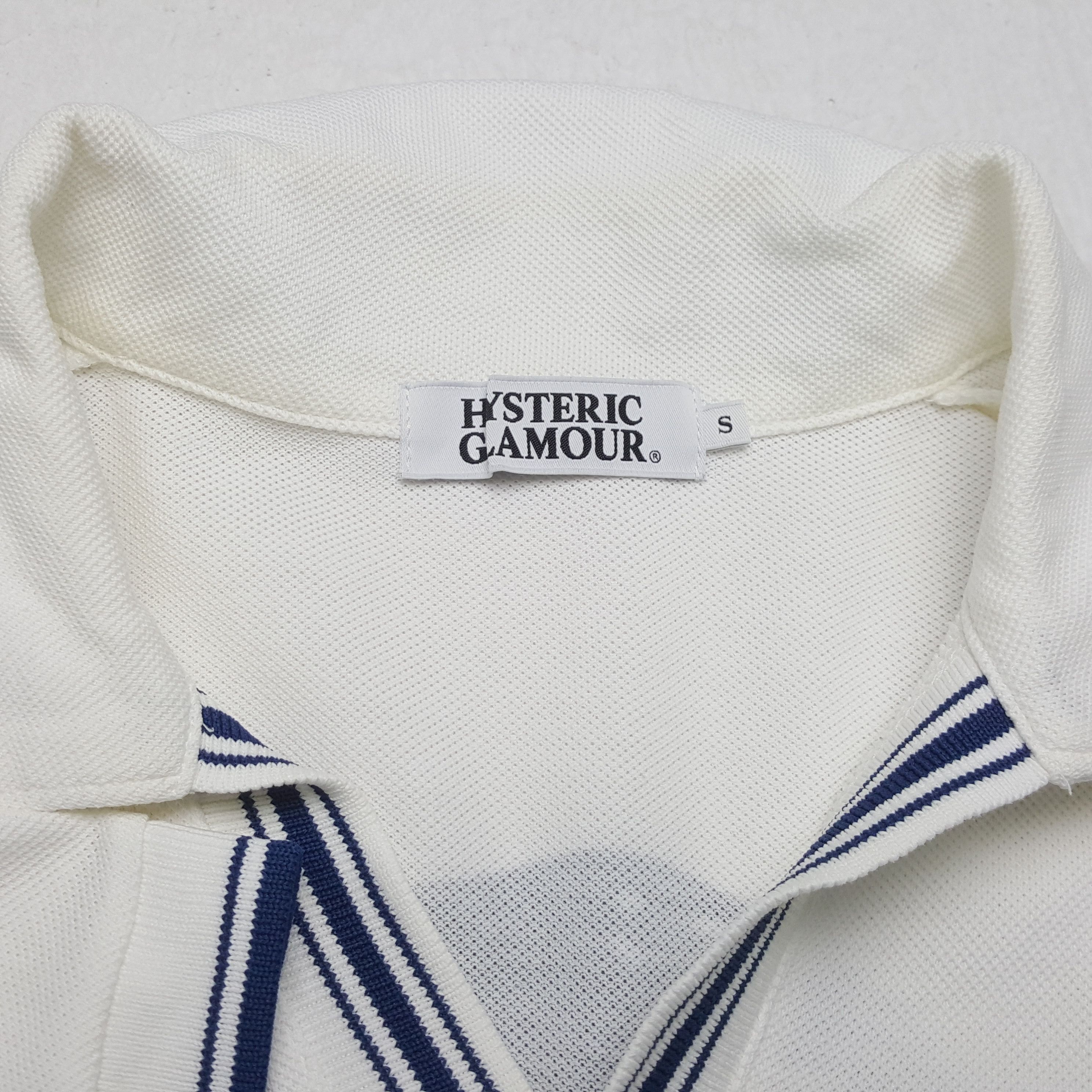 Hysteric Glamour × Japanese Brand × Vintage Vintage HYSTERIC GLAMOUR Japanese Fashion Brand Polos Size XS / US 0-2 / IT 36-38 - 9 Thumbnail