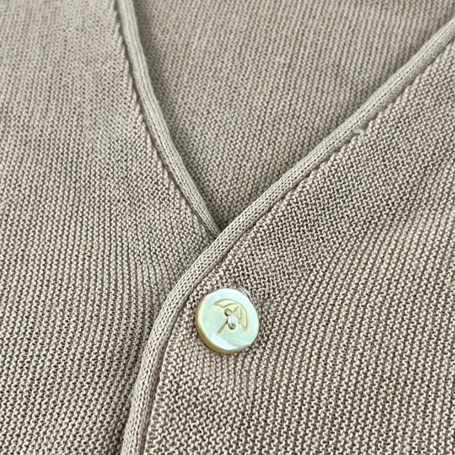 Vintage ARNOLD PALMER Cardigan Sweater Men L Brown V-Neck Vintage Old Money Cobain Shirt? Size US L / EU 52-54 / 3 - 5 Thumbnail