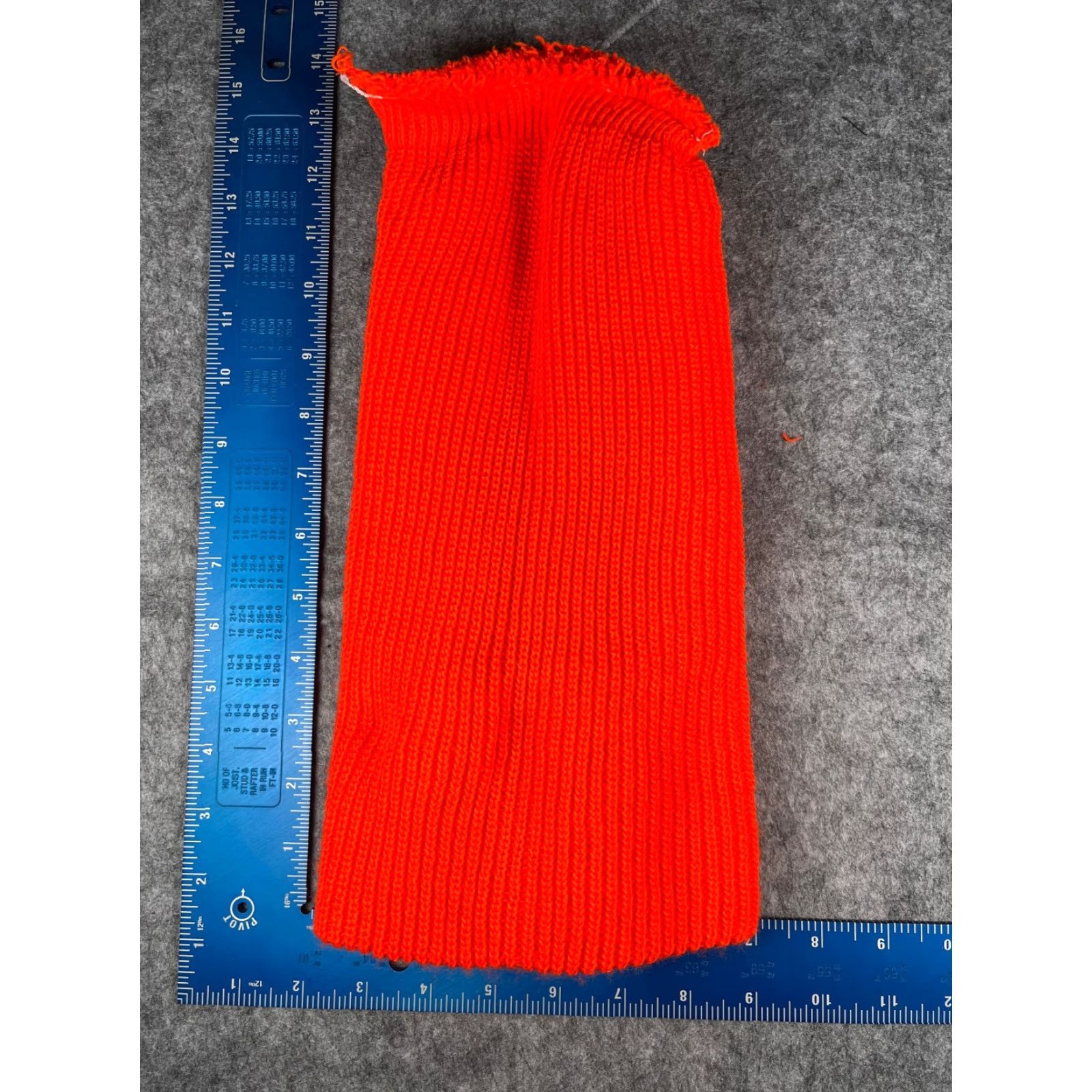 Vintage High Visibility Orange Knit Beanie Hat One Size Lightweight Hunting Ski Mens Size ONE SIZE - 6 Thumbnail