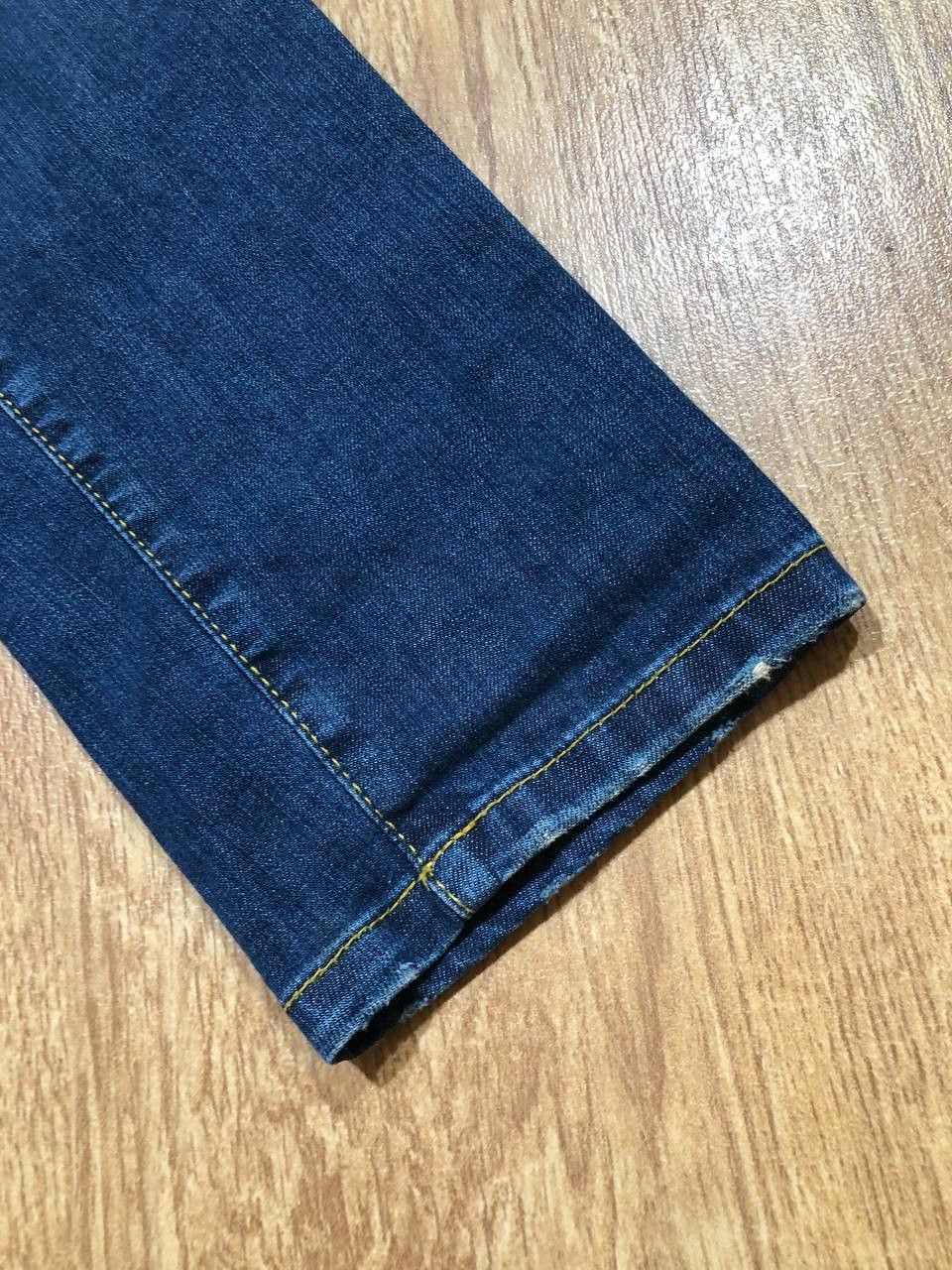 Dsquared2 DSQUARED2 Wash Denim Distressed Straight Jeans Size US 34 / EU 50 - 7 Thumbnail