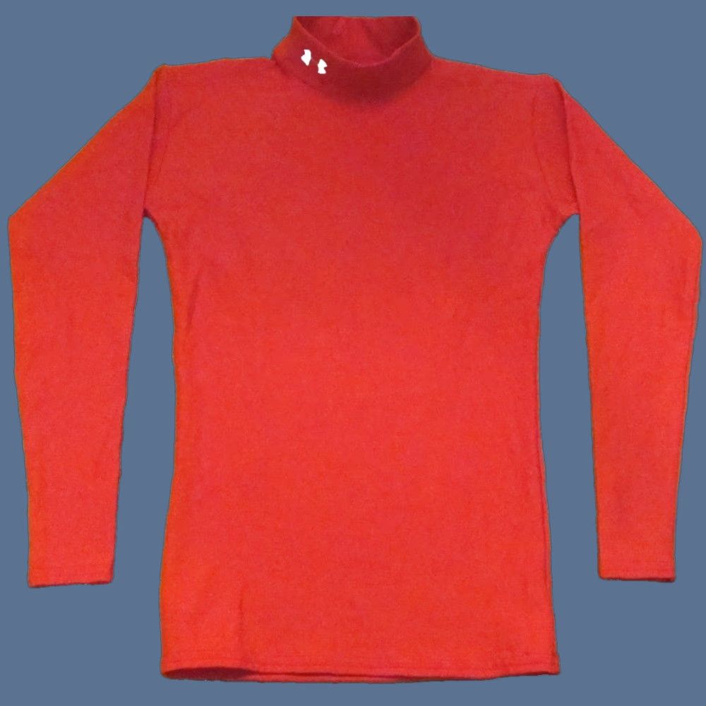 Under Armour Under Armour Mens Small Red Heat Gear 1/4 Zip Long Sleeve Running Pullover Top Size US S / EU 44-46 / 1 - 1 Thumbnail