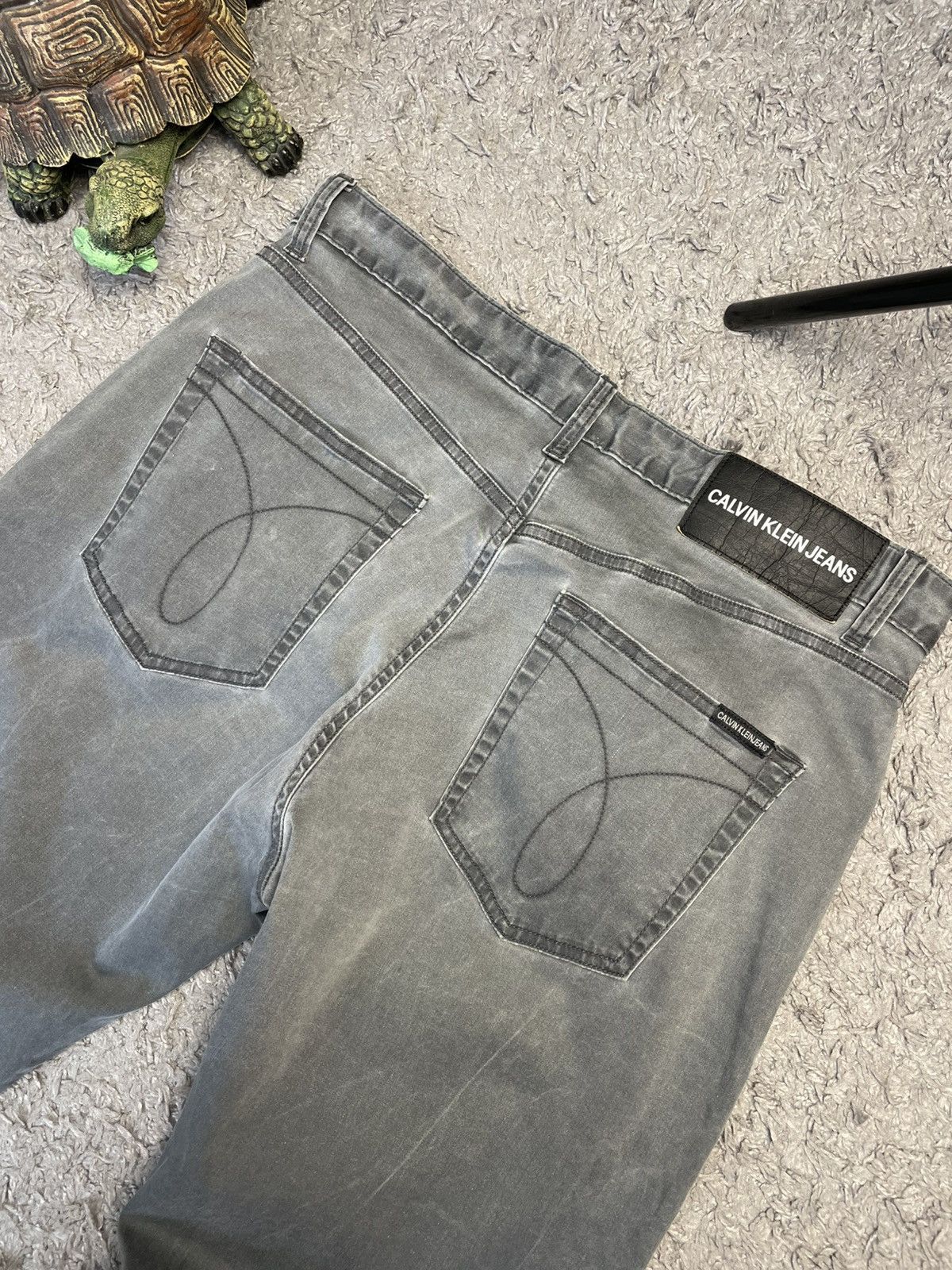 Calvin Klein × Vintage Calvin Klein Jeans Denim pants wet asphalt size 34x30 Size US 34 / EU 50 - 5 Thumbnail