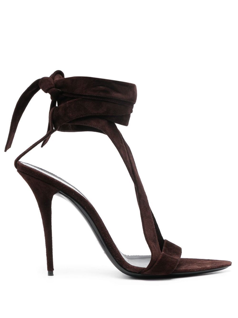 Saint Laurent Paris o1bcso1str1124 Deva Sandals in Black Size US 9.5 / IT 39.5 - 2 Thumbnail