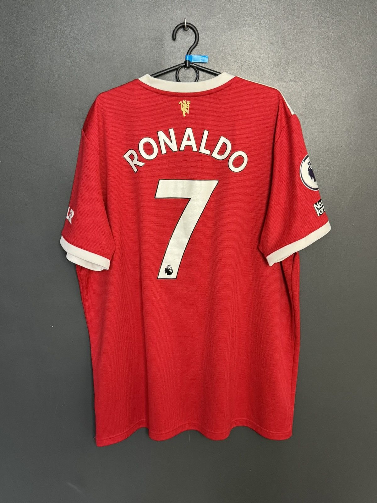 Adidas Manchester United 21/22 Home Ronaldo Football Jersey Size US XXL / EU 58 / 5 - 1 Thumbnail