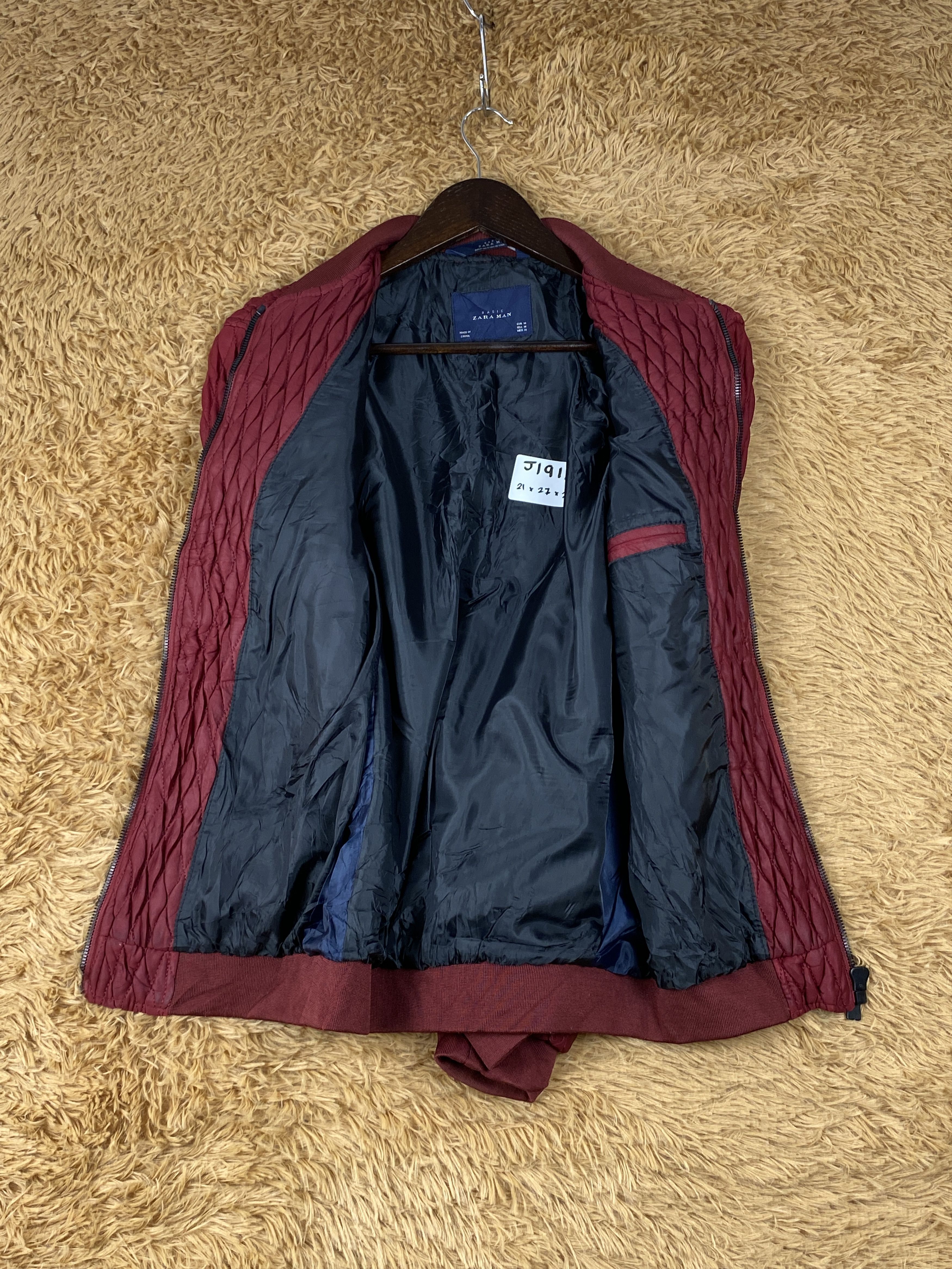 Vintage × Zara Vintage Zara Man Quilted Lining Jacket Size US XS / EU 42 / 0 - 6 Thumbnail
