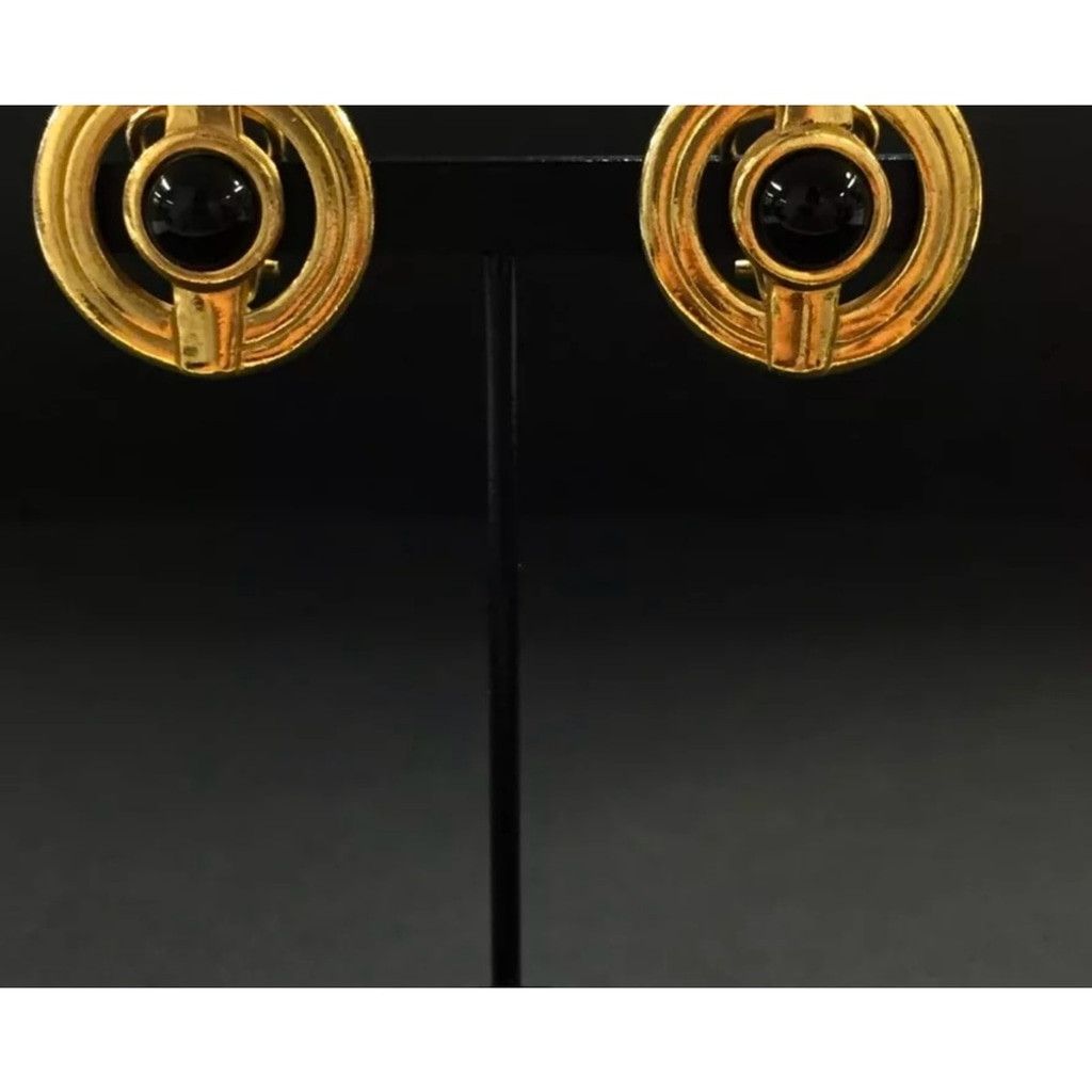 Givenchy Givenchy gold and stone clip earrings Size ONE SIZE - 8 Thumbnail