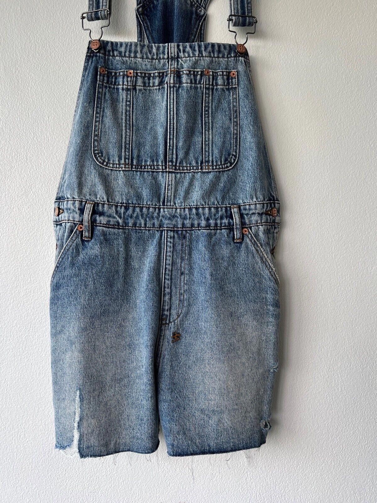 Ksubi new Ksubi womens dress jumpsuit denim cutoff overall 28 10 Size 28" / US 6 / IT 42 - 3 Thumbnail