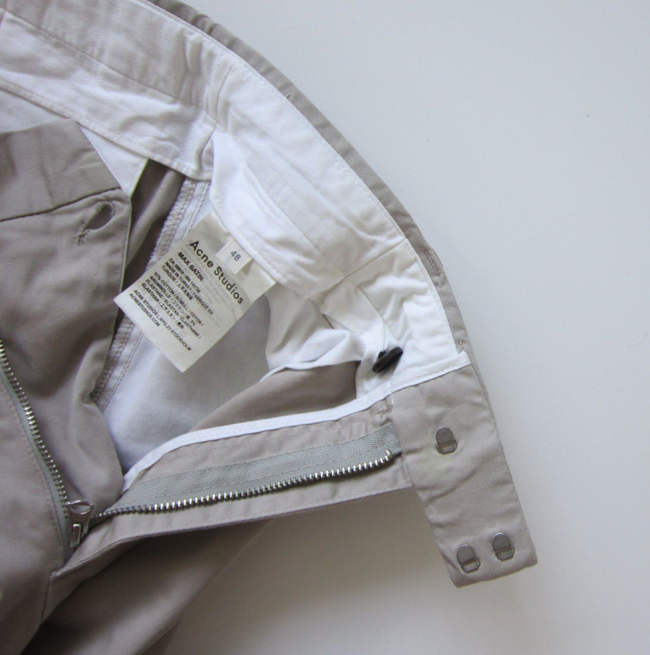 Acne Studios Acne Studios Max Satin Chino Size US 32 / EU 48 - 7 Thumbnail