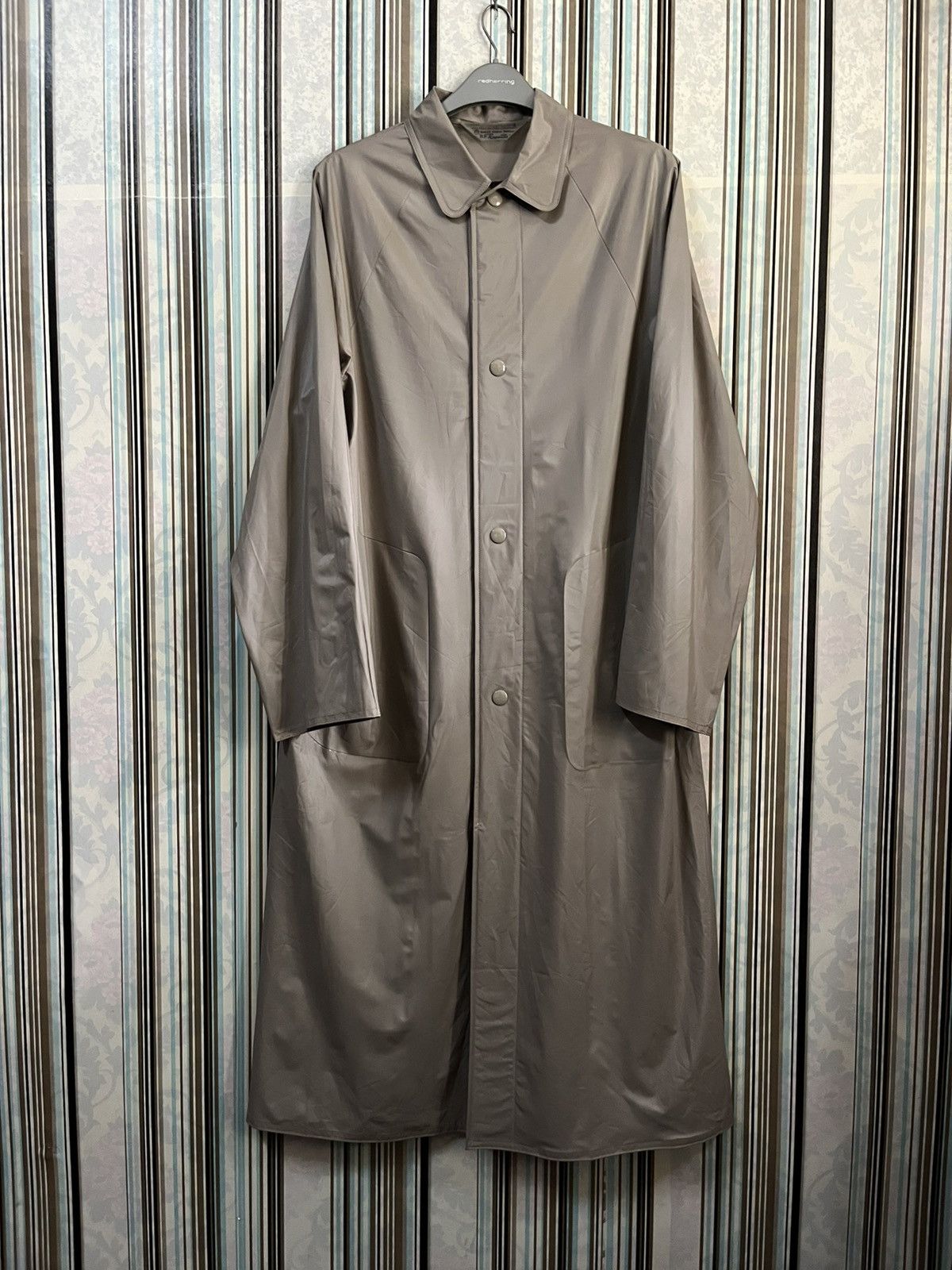 Vintage 1940s WW2 U.S Raynster united states rubber raincoats #I2 Size US M / EU 48-50 / 2 - 2 Thumbnail