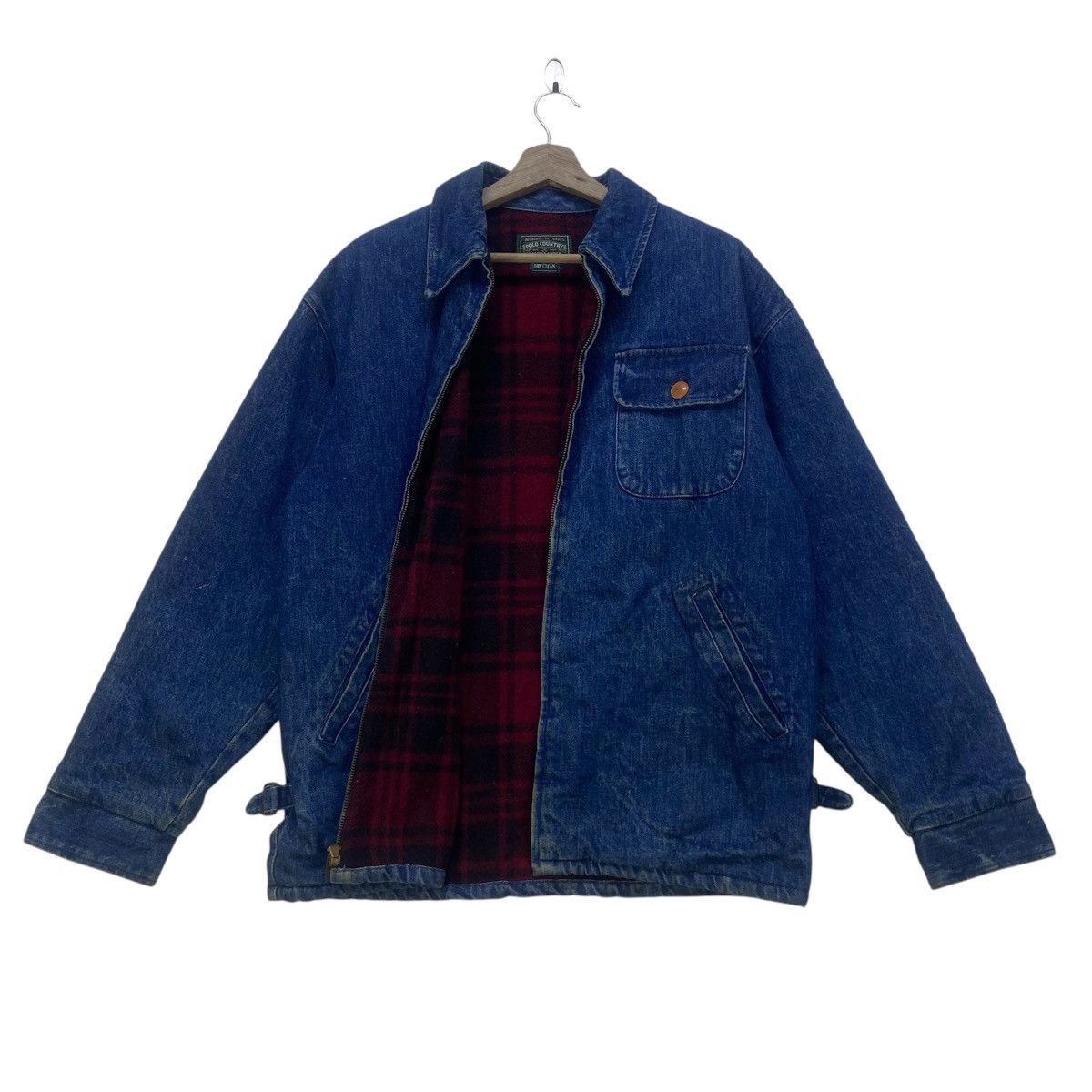 Polo Ralph Lauren 🔥 Vintage Polo Country Ralph Lauren Denim Blanket Jacket Size US M / EU 48-50 / 2 - 1 Thumbnail