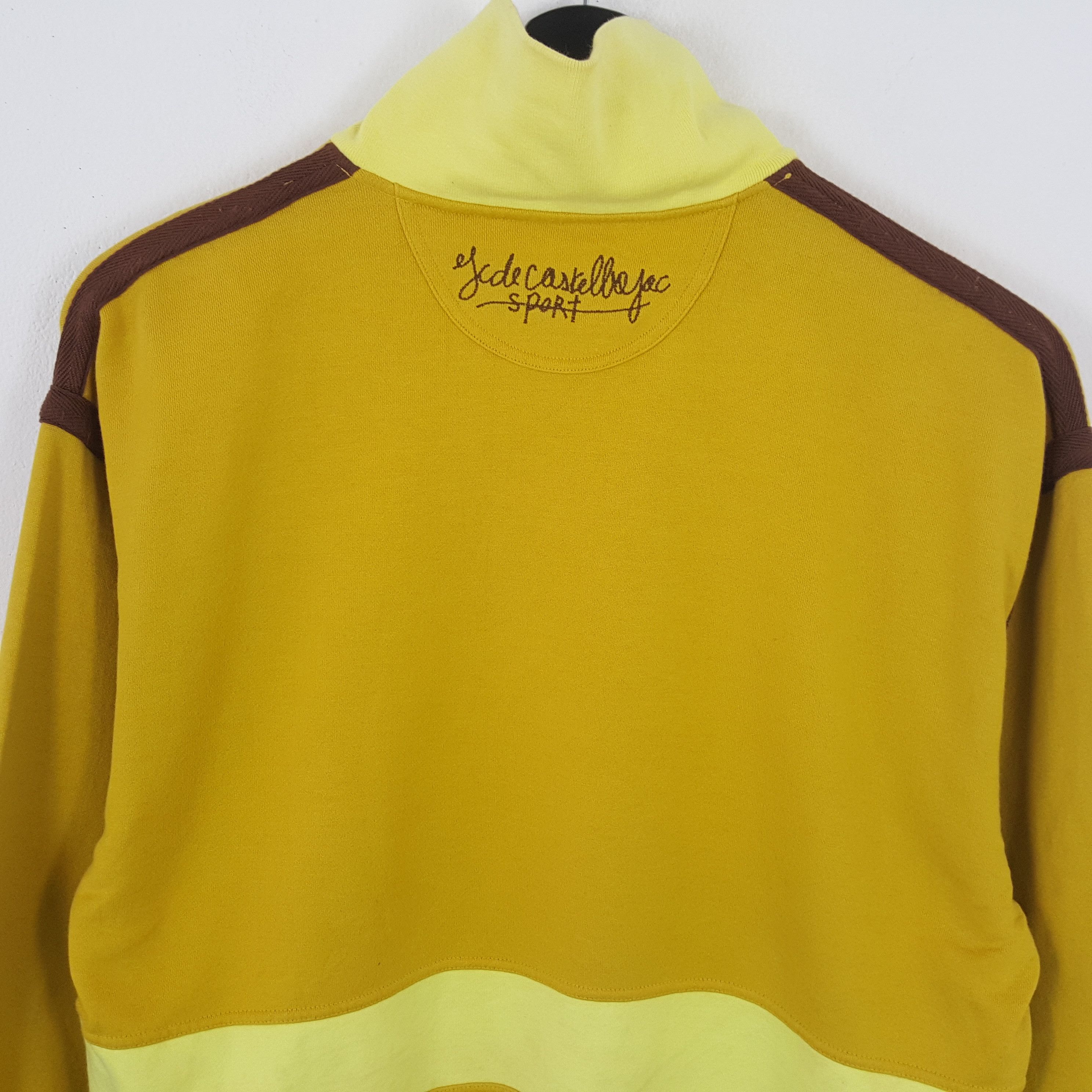 Jean Charles De Castelbajac × Vintage JEAN CHARLES DE CASTLEBAJAC Half Zipper Sweatshirt Size US XL / EU 56 / 4 - 4 Thumbnail