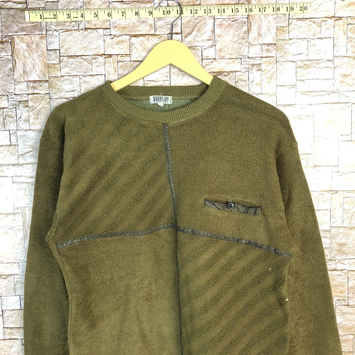 Homespun Knitwear × Japanese Brand Sunday Joy Green Knitwear #A675 Size M / US 6-8 / IT 42-44 - 2 Thumbnail