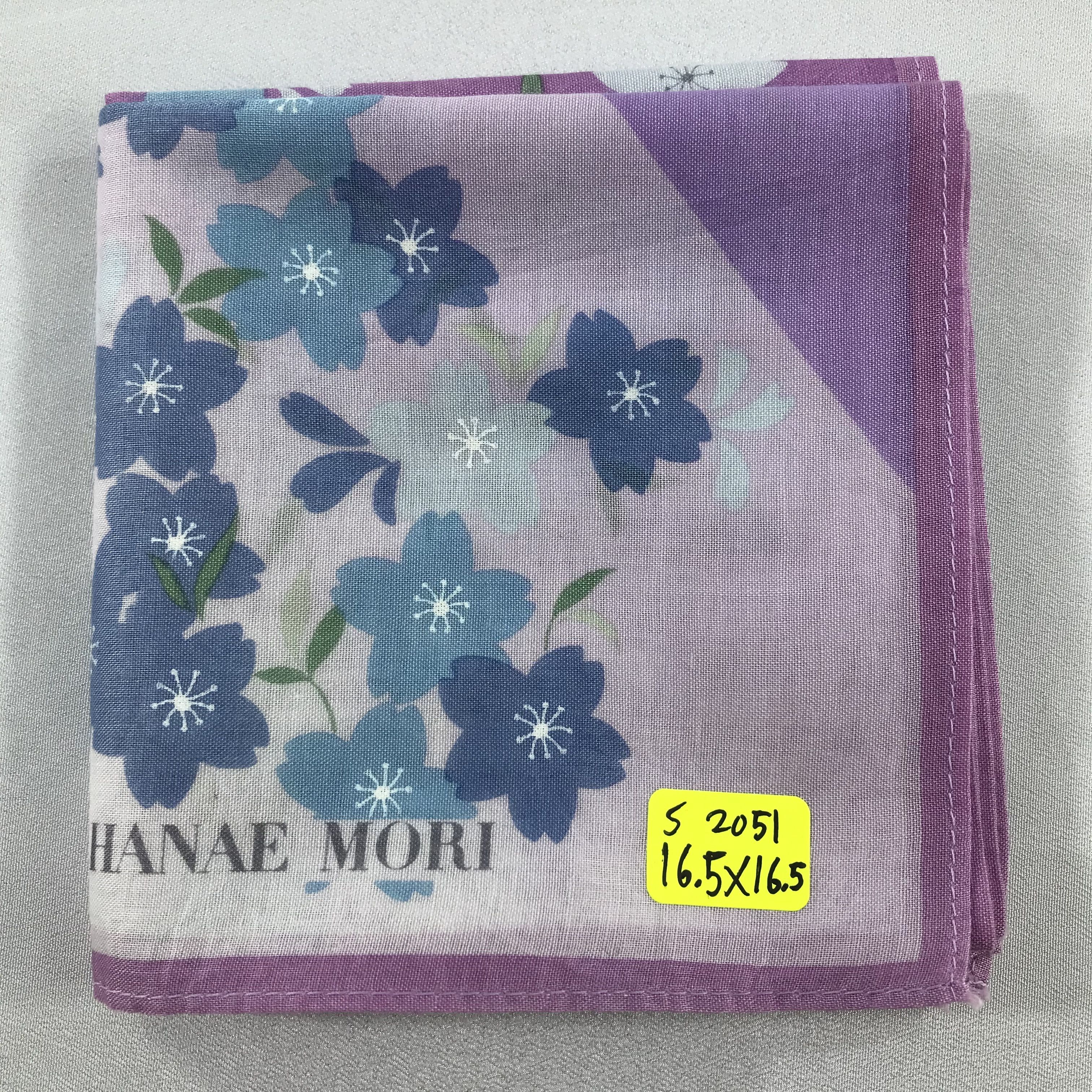 Hanae Mori × Vintage Hanae Mori Bandana / Handkerchief / Neckerchief - S2051 Size ONE SIZE - 5 Thumbnail