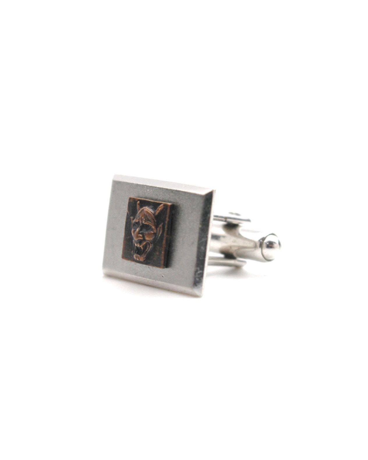 Hysteric Glamour 1990S JAPANESE MADE DEMON MASK GARGOYLE RELIEF CUFFLINKS Size ONE SIZE - 2 Thumbnail