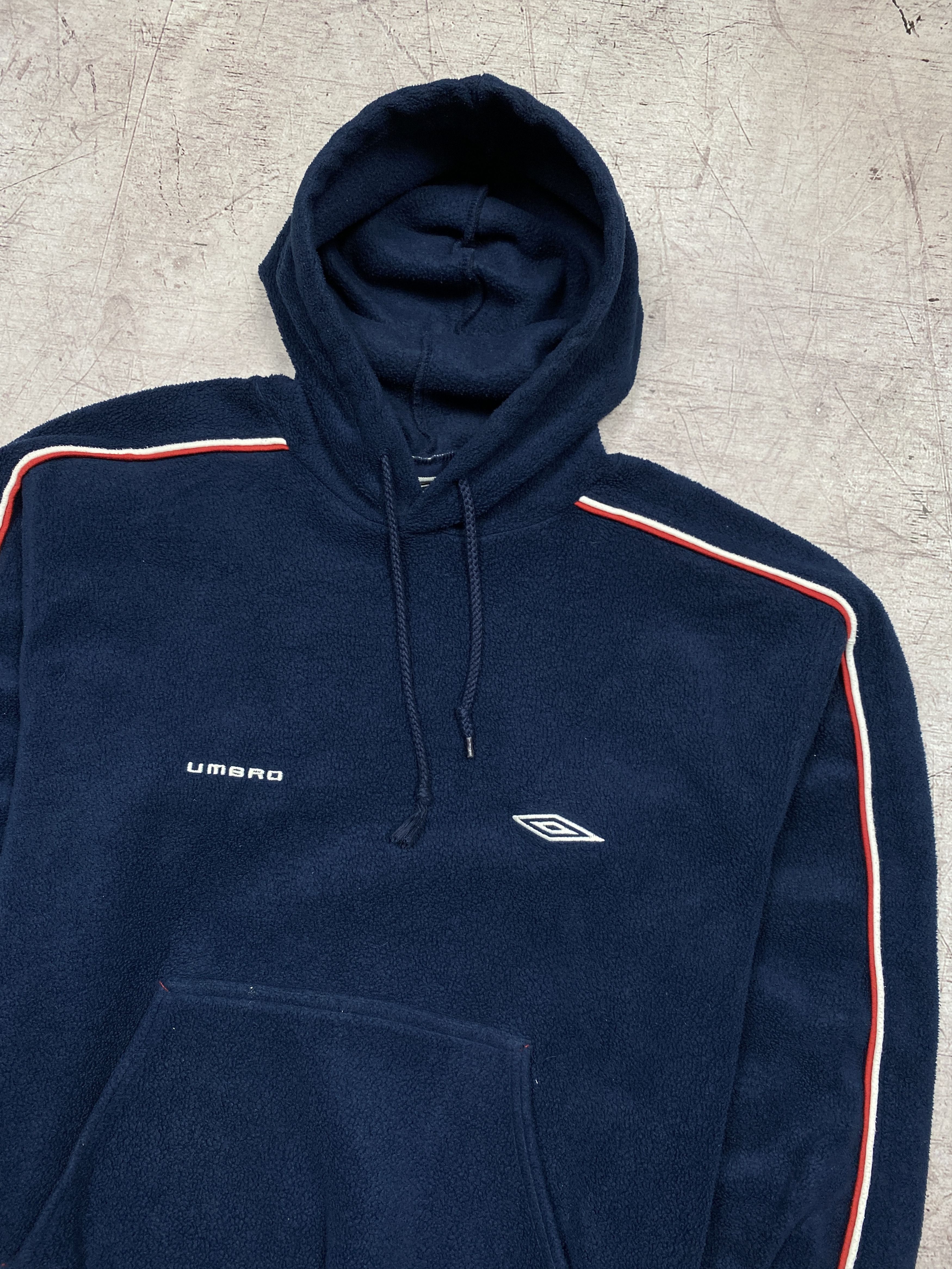 Umbro Umbro Vintage Mens Fleece Hoodie Size US L / EU 52-54 / 3 - 2 Thumbnail