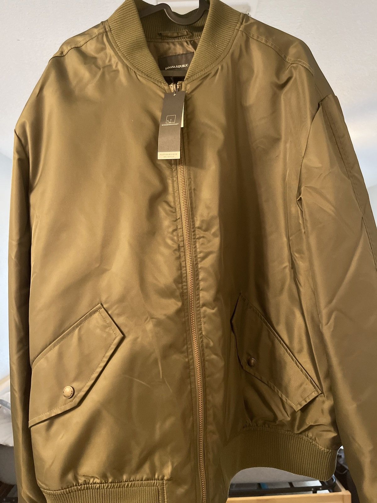 Banana Republic BR Nylon Bomber Size US XL / EU 56 / 4 - 2 Thumbnail